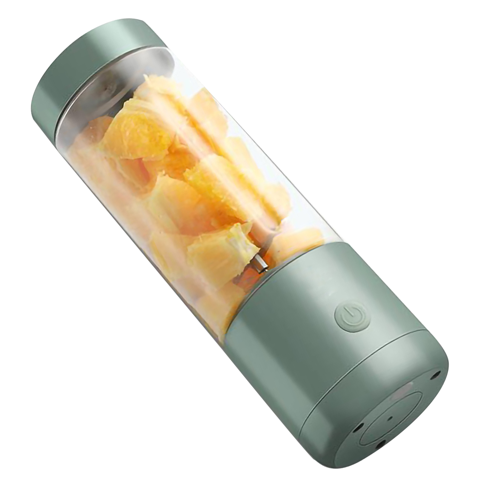 Tragbarer Hochleistungs-standmixer Mit Usb-anschluss, Elektrischer Entsafter Für Zuhause Und Unterwegs, 400 Ml, Doppelklingen Für Frisches Grün.