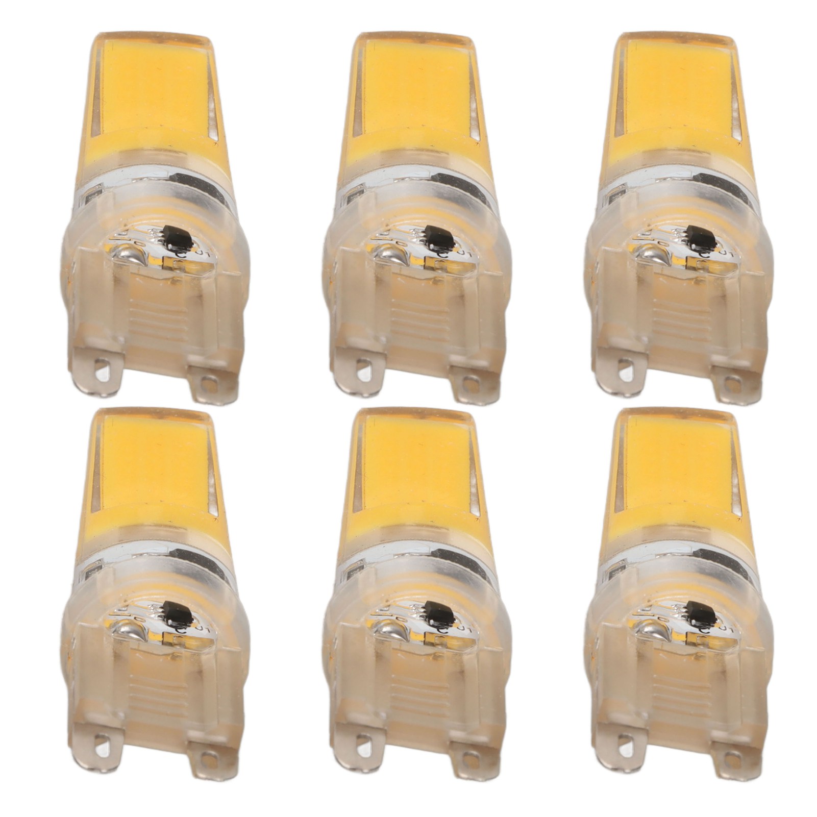 6er-pack Dimmbare G9 Cob Led-lampen, Professioneller Ersatz Für G9 Led-lampen Für Wand- Und Tischlampen, 220 V, Warmweißes Licht