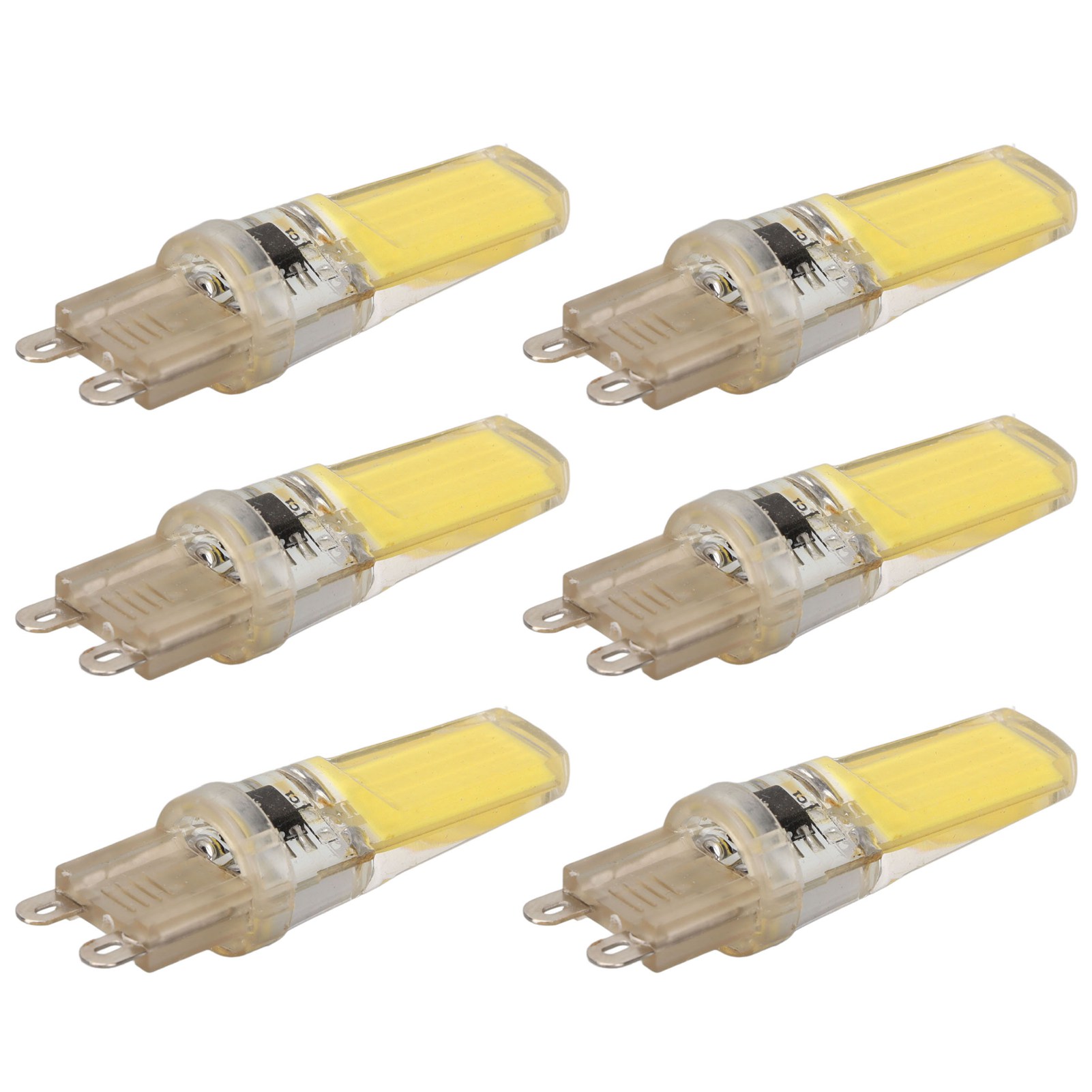 6er-pack Dimmbare G9 Cob Led-lampen, Professionelle Ersatz-g9-led-lampen Für Wand- Und Tischlampen, 220 V, Weißes Licht