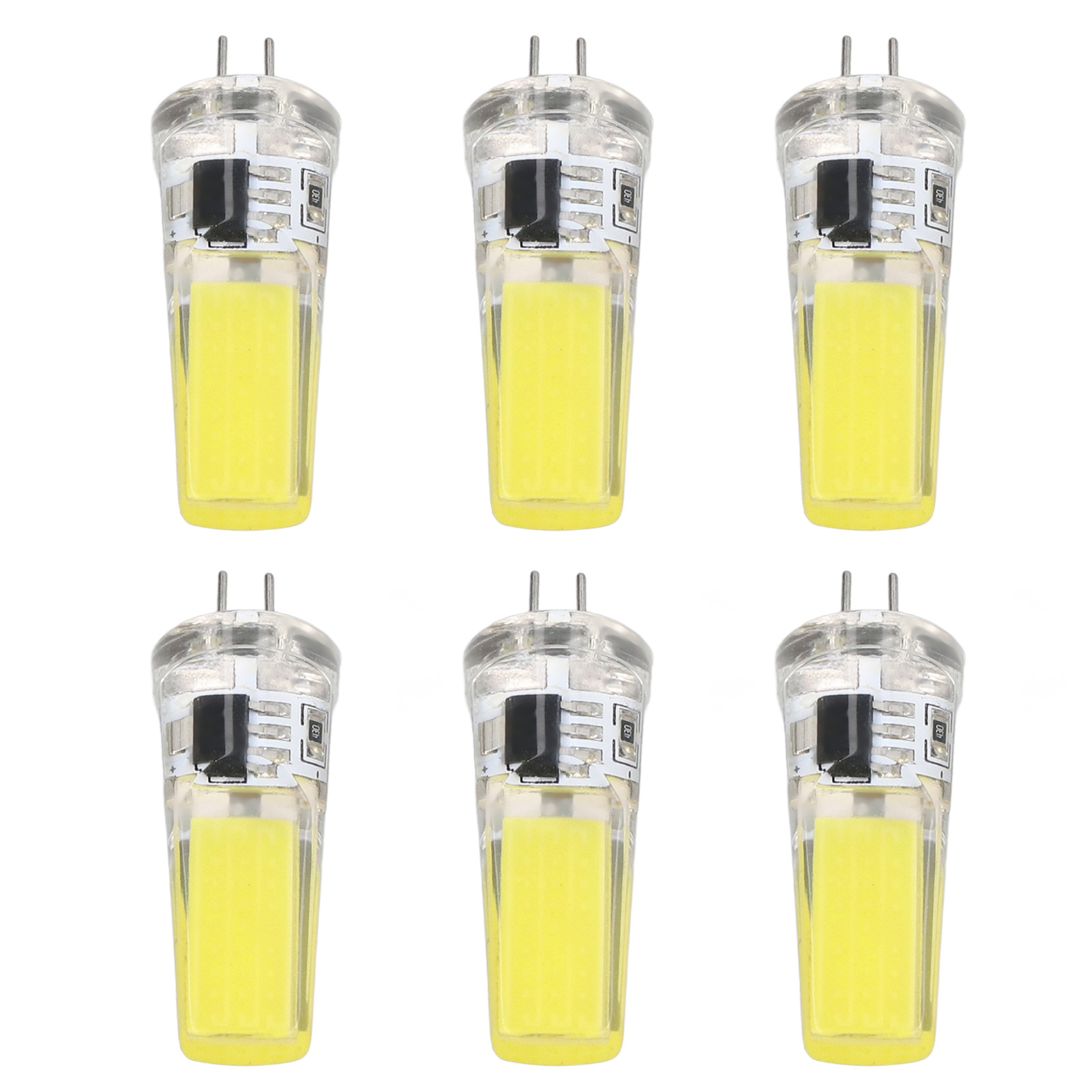 6er-pack G4 9w Dimmbare Cob-led-lampen, 500 Lm, Für Deckenleuchten, Gartenleuchten Und Kronleuchter, 6500k Weißes Licht