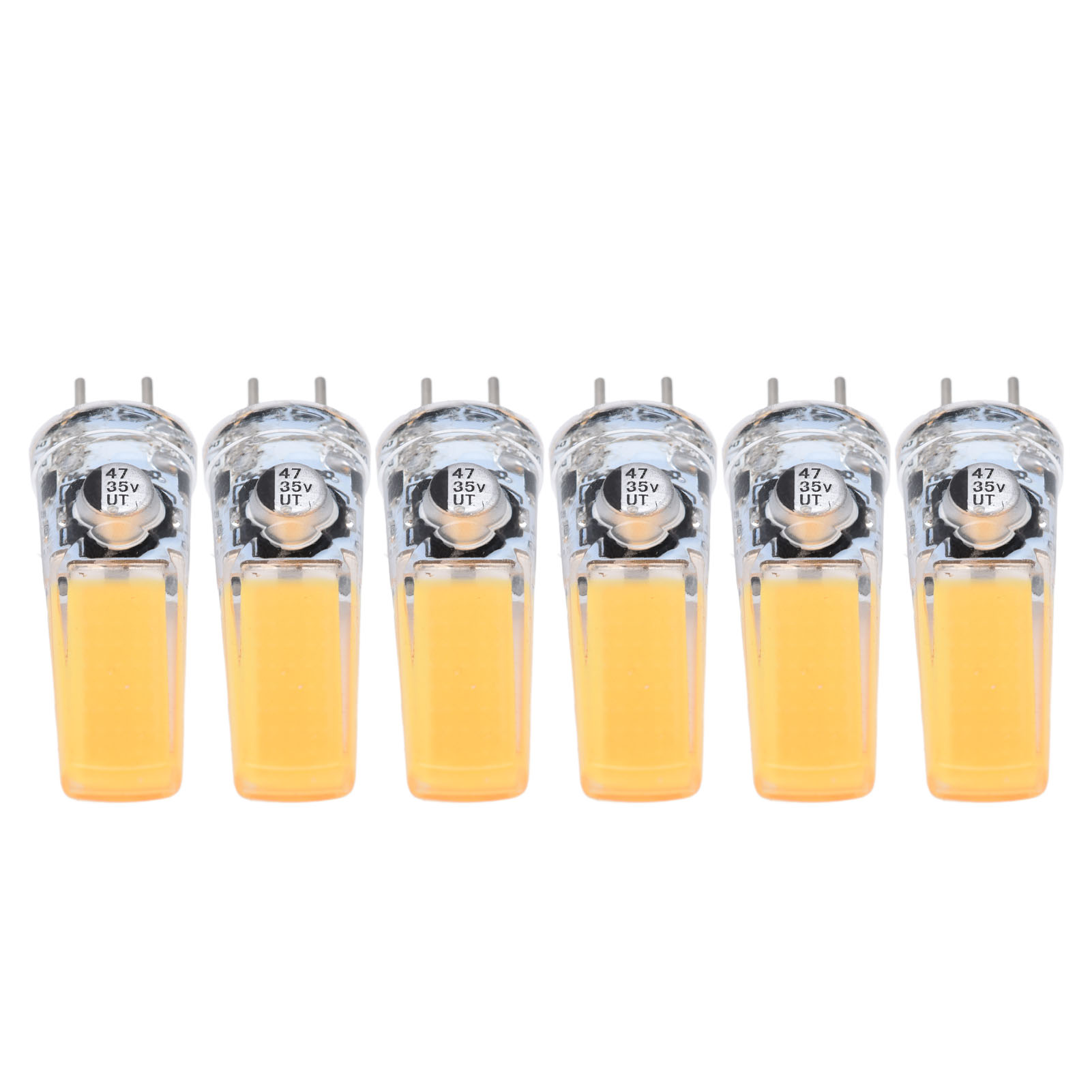 Stück Gy6.35 Glühbirnen, 5 W Cob-lampen, 500 Lm, Silikon-deckenlampenlampen Für Wohnzimmer, Warmweiß