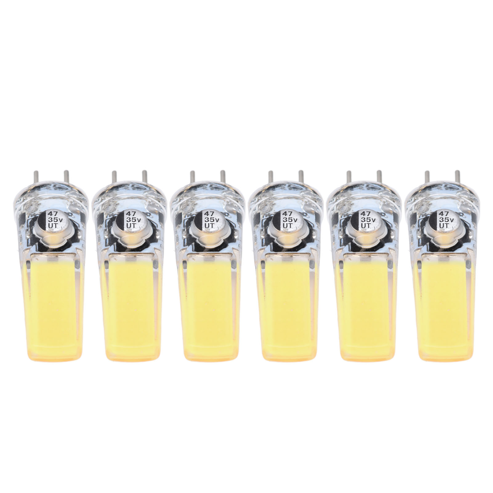 Stück Gy6.35 Glühbirnen, 5 W Cob-lampen, 500 Lm, Silikon-deckenlampenbirnen Für Wohnzimmer, Kaltweiß