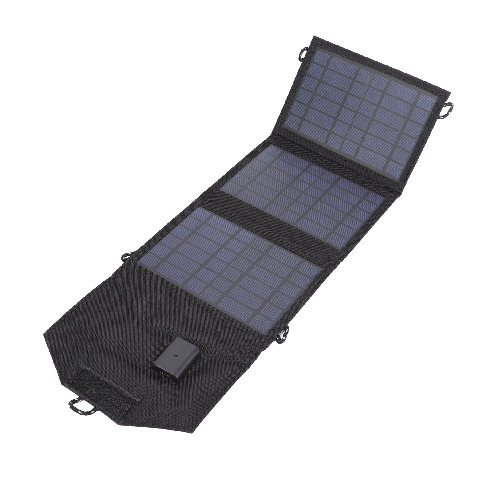 Faltbarer, Tragbarer Solarlader Aus Polysilizium Mit Haken Für Camping, 10,5 W, 5 V
