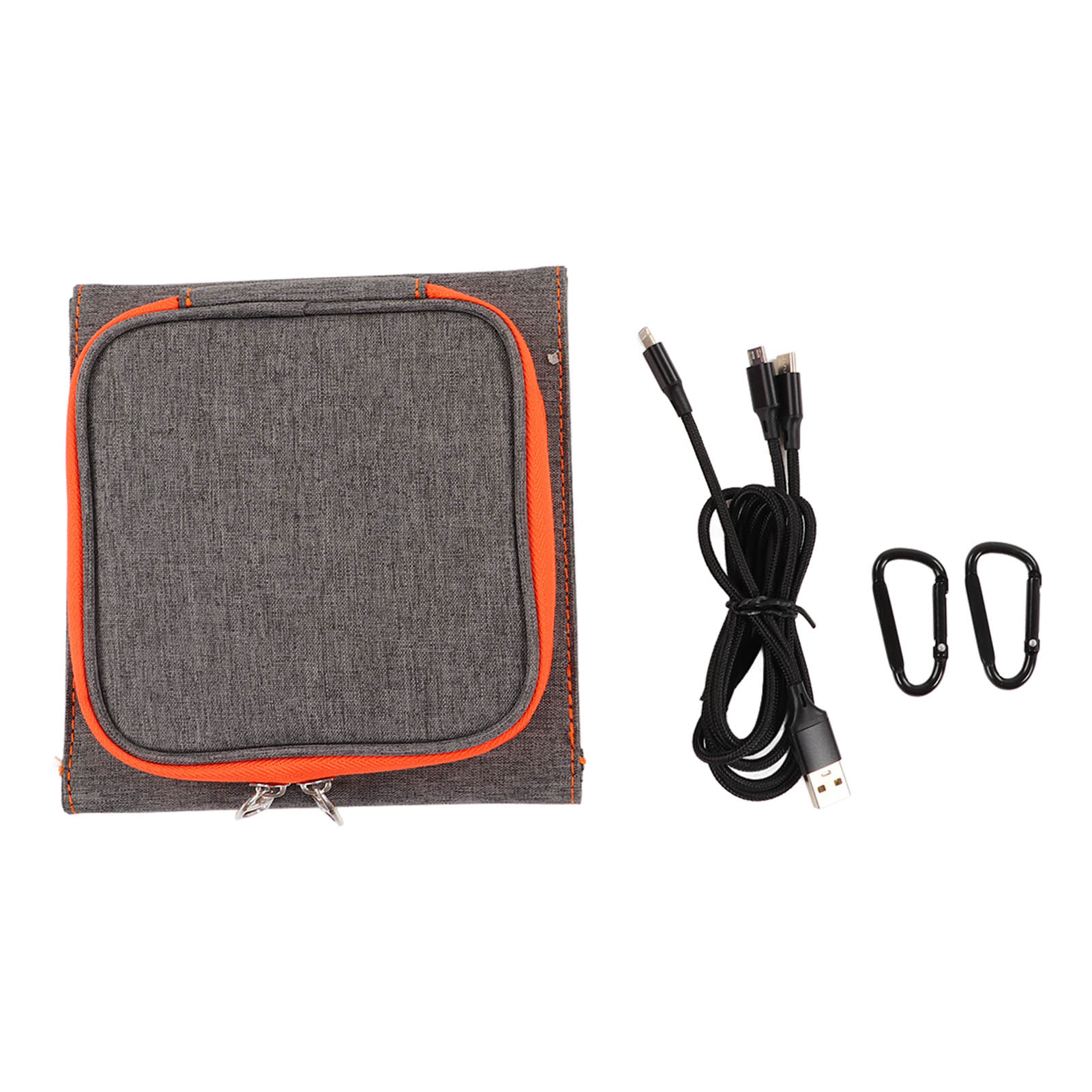 10w 5v Monokristallines Solarladegerät Für Den Außeneinsatz, Faltbar, Ideal Für Camping, Wandern Und Reisen.