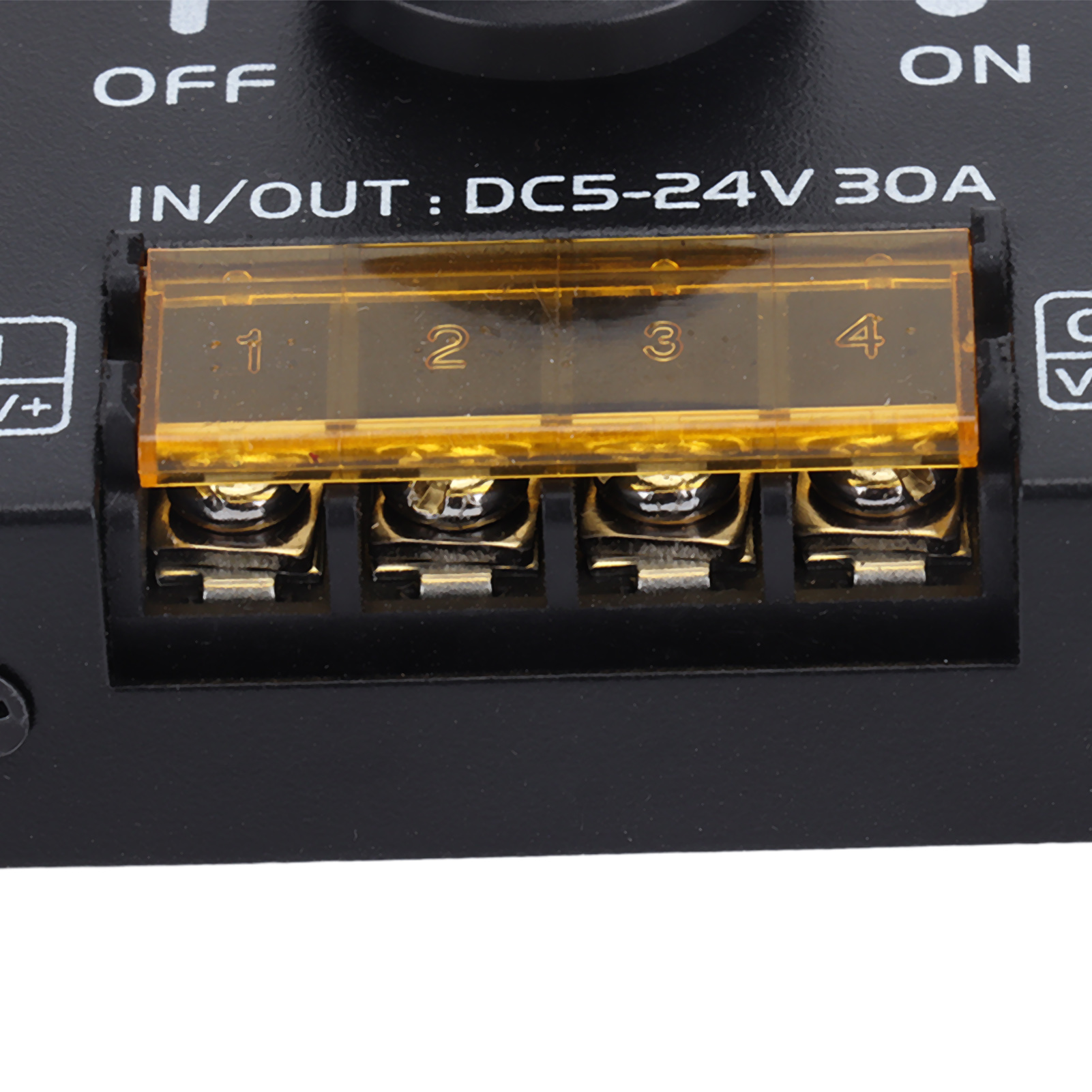 14-tasten-led-lichtleisten-dimmer Mit Drahtlosem Drehknopf, Dimmregler Für Die Beleuchtung, Dc 5–24 V, Mit Fernbedienung