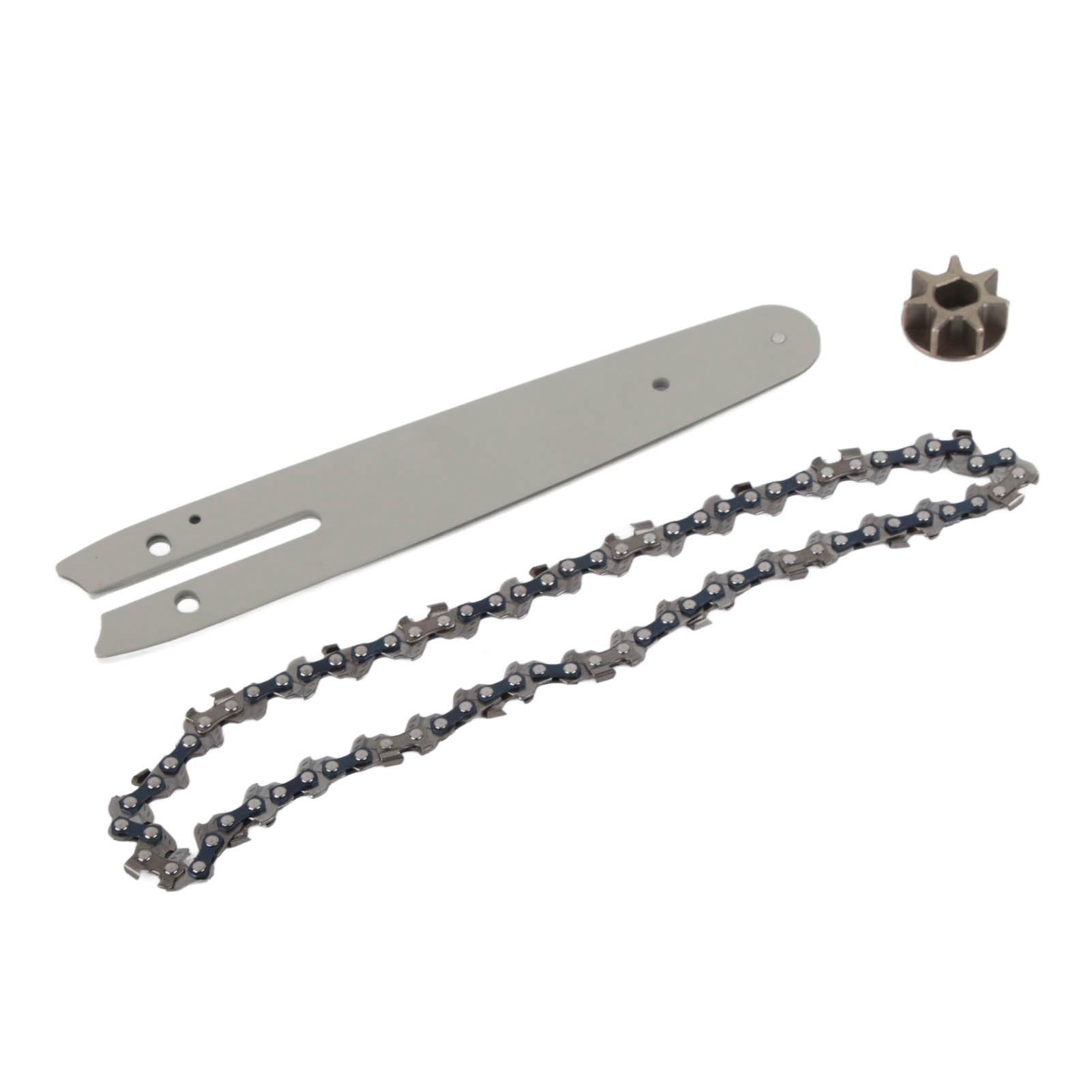 Kettensägen-set Mit 186-mm-stahlkettenrad, 230-mm-führungsschiene Und 150-mm-kette (6 Zoll). Ersatzteile Für Elektrische Mini-kettensägen.