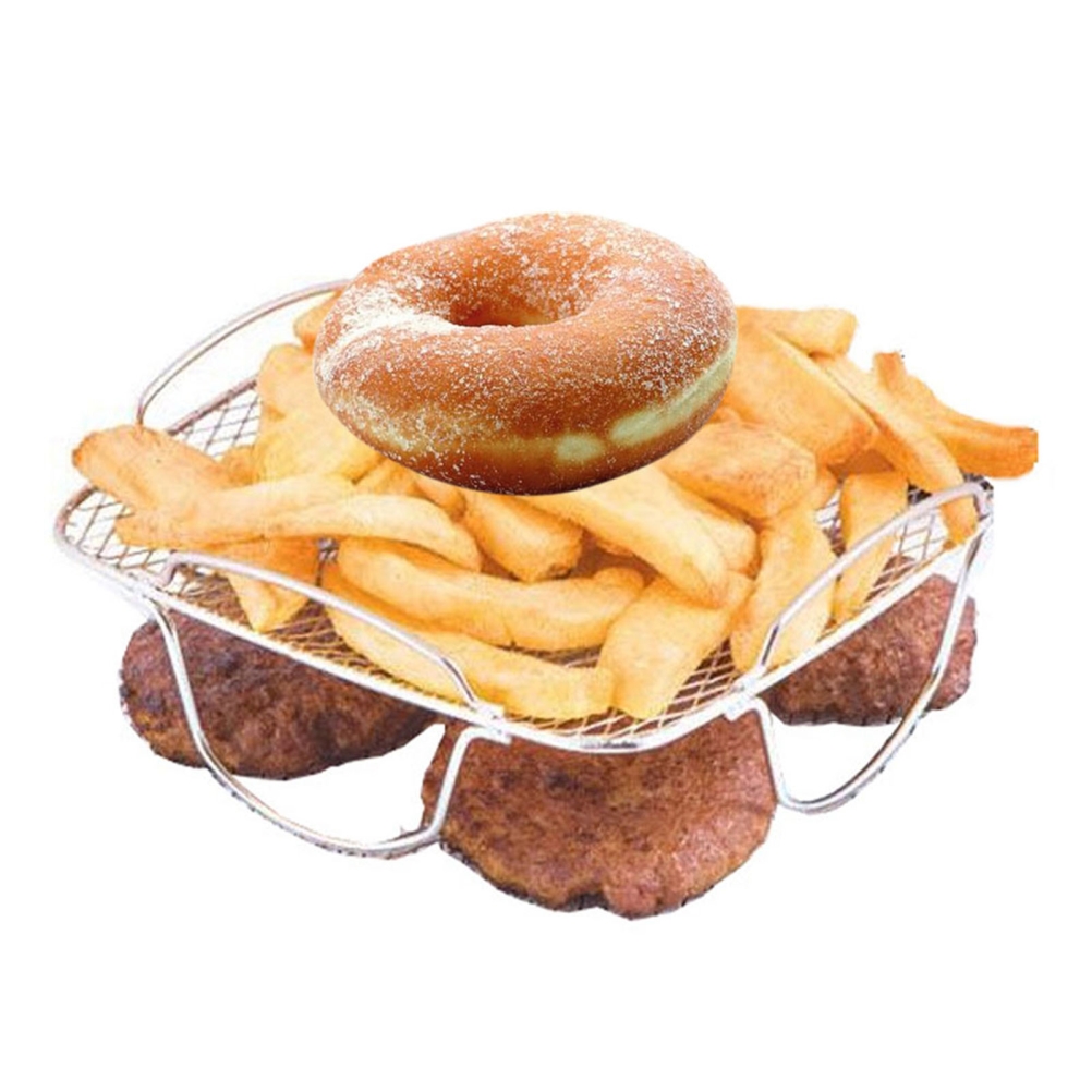 Airfryer-gitterrost Aus Edelstahl 304, Für Dörrgeräte, Toastroste Und Grillzubehör.