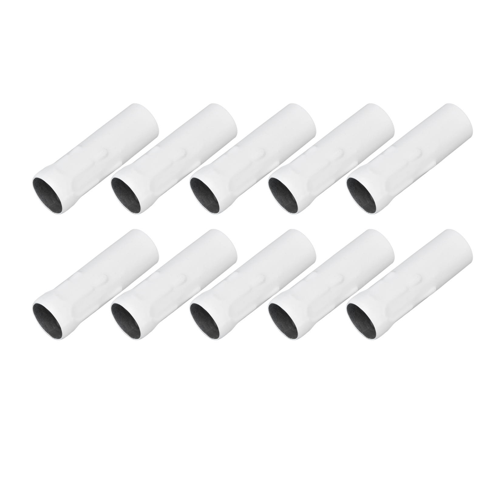 10 Stück E14 Metallröhrchen Für Kerzenlampenfassungen, Lampensockel, Beleuchtungszubehör, 25 X 80 Mm, Weiß