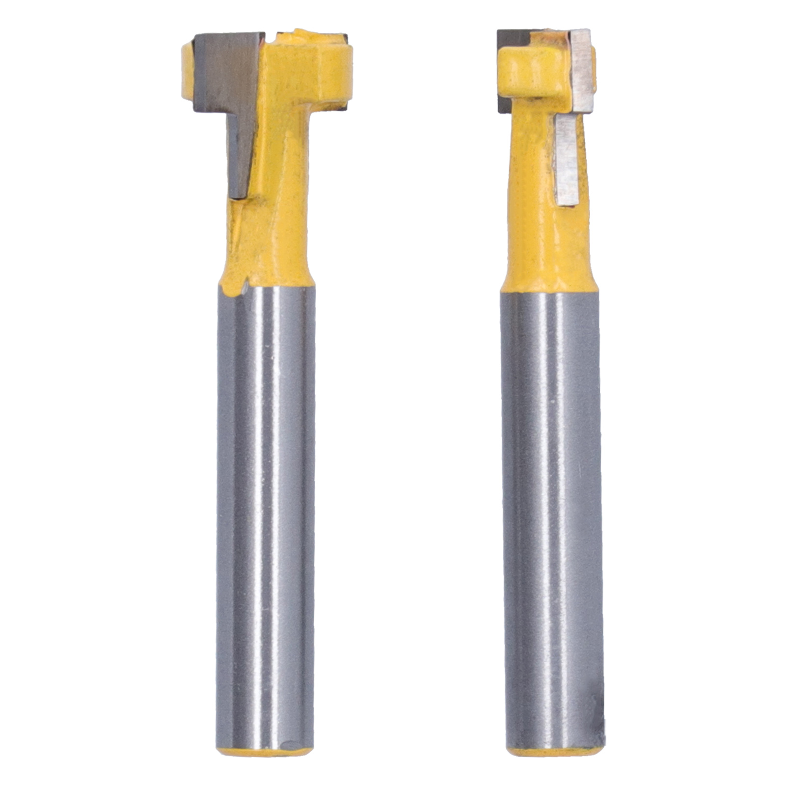Stück 1/4"-schaft-holzfräser, T-förmig, Aus Hss, 9,52 Mm Und 12,7 Mm, Zum Fräsen Von Holz