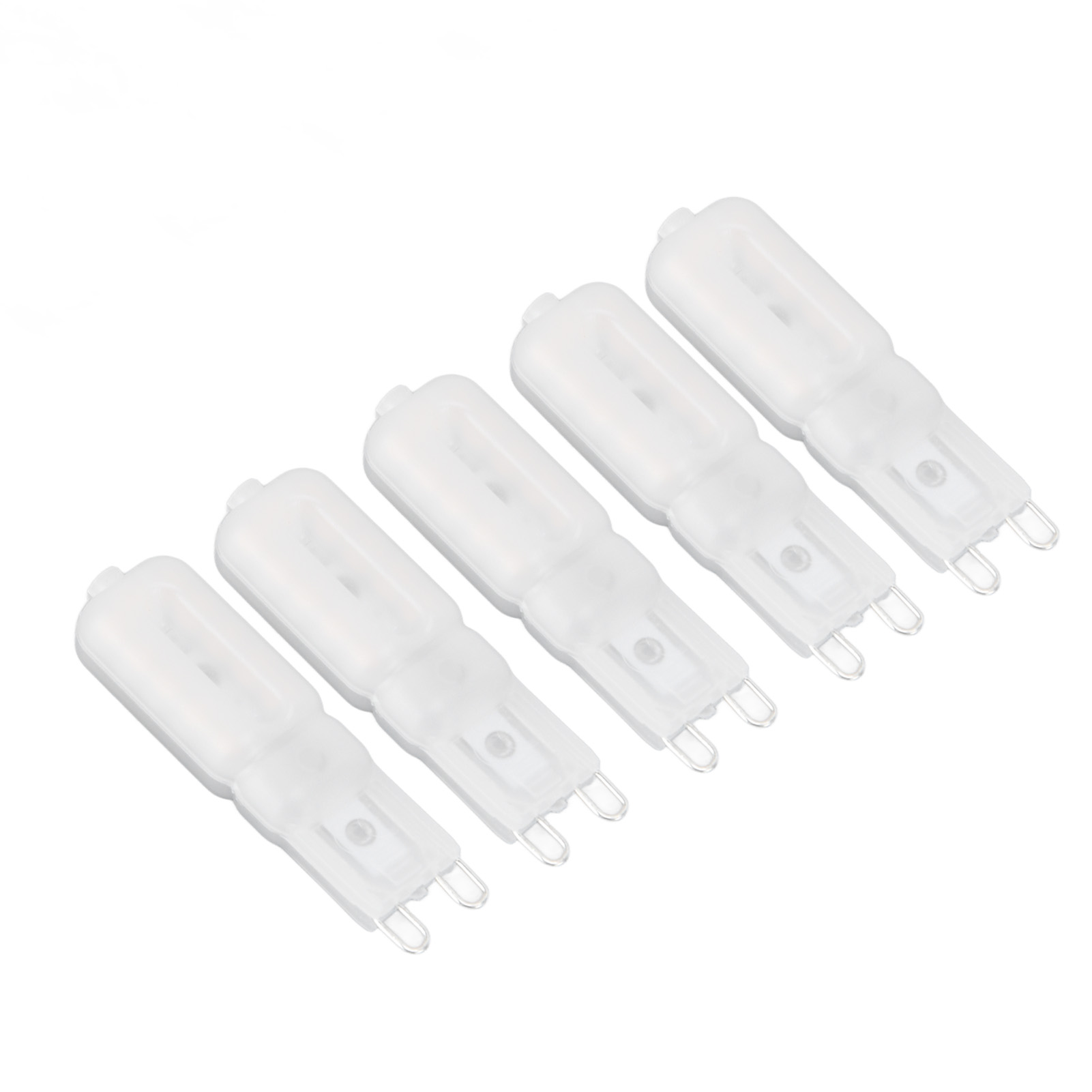 Stück G9 Led-lampen, Dimmbar, Hohe Farbwiedergabe, Weißes Gehäuse, 22 Leds, Für Gartenbeleuchtung, 220 V Wechselstrom, Weißes Licht