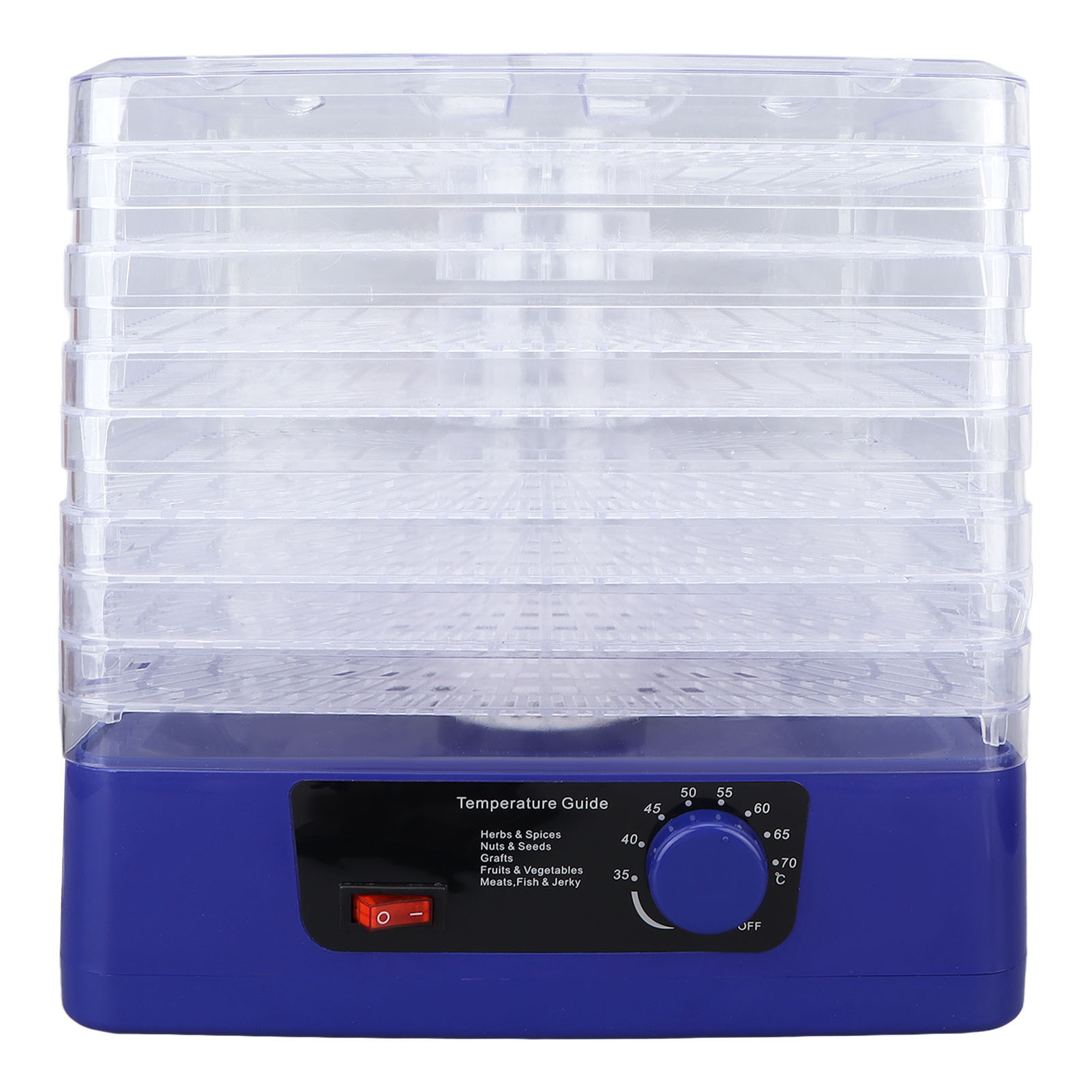 Dörrgerät Mit Hoher Hitze, Umluftfunktion, 8 Einschübe, 350 W, Eu-stecker 220 V