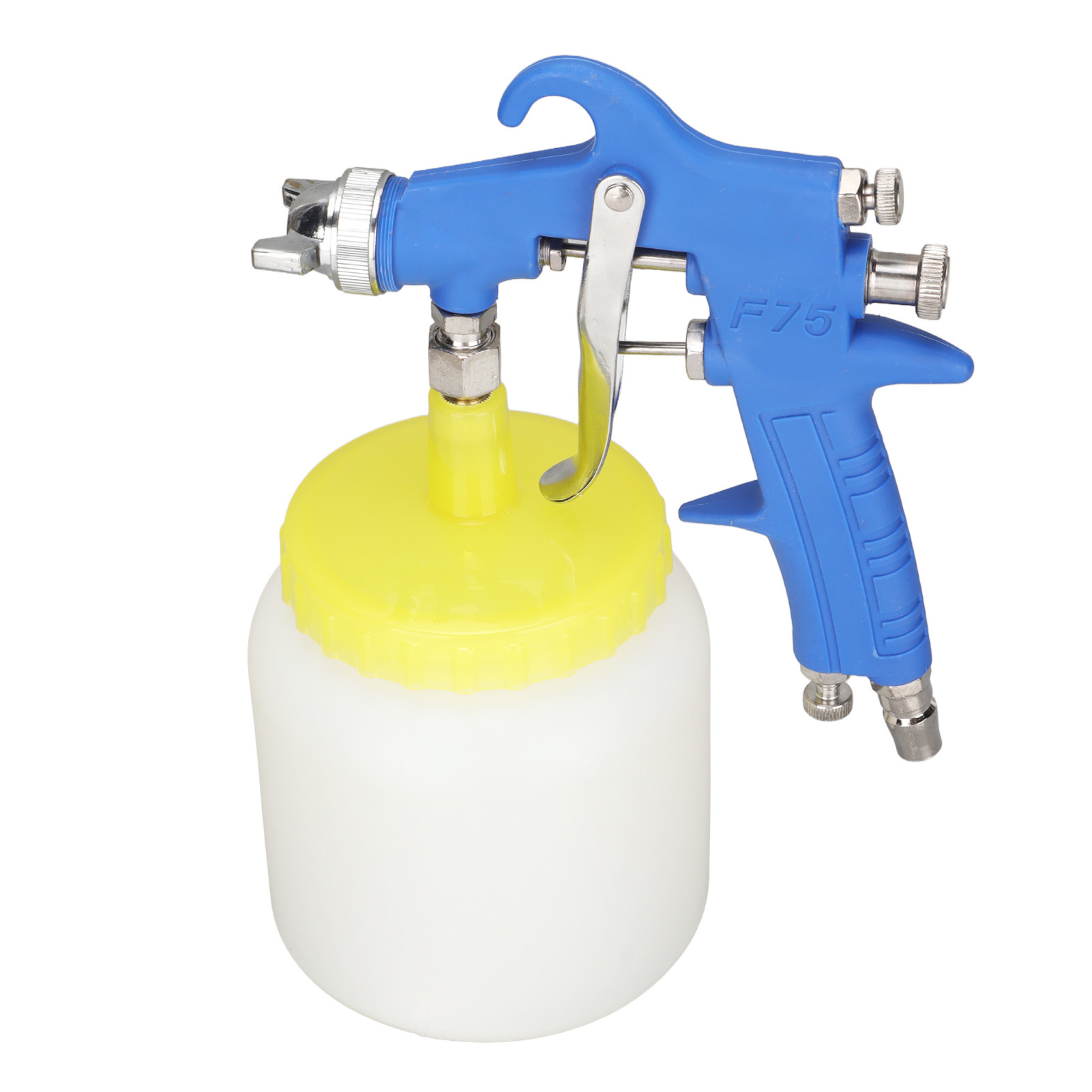 F 75 1,5-mm-farbspritzgerät, Hydrocone-typ, Edelstahl-luftlackiergerät Für Automobilindustrie, Blau