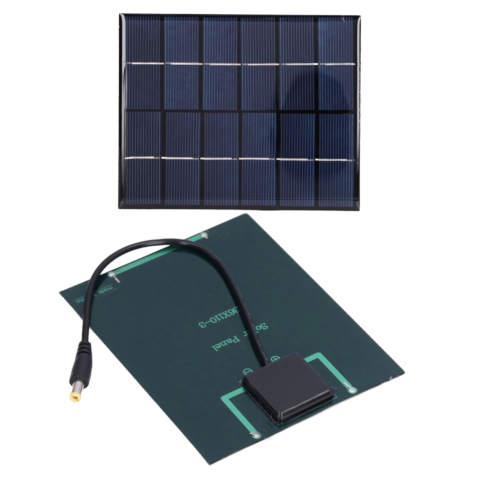 Stück 2-w-solarmodule Mit Hohem Wirkungsgrad, Dc5521-ausgang, Wiederaufladbarer 3,7-v-akku, Solarpanel-ladegerät Für Solarleuchten