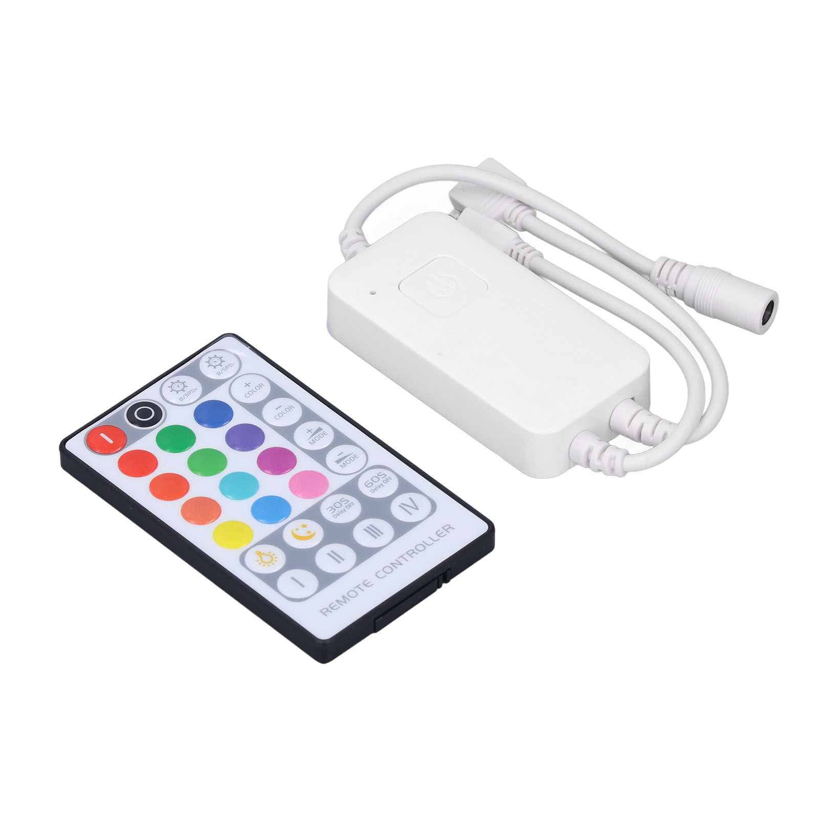 Intelligenter Wlan-rgb-led-lichtleisten-controller Mit 28-tasten-ir-fernbedienung Für Heimbar Und Ktv