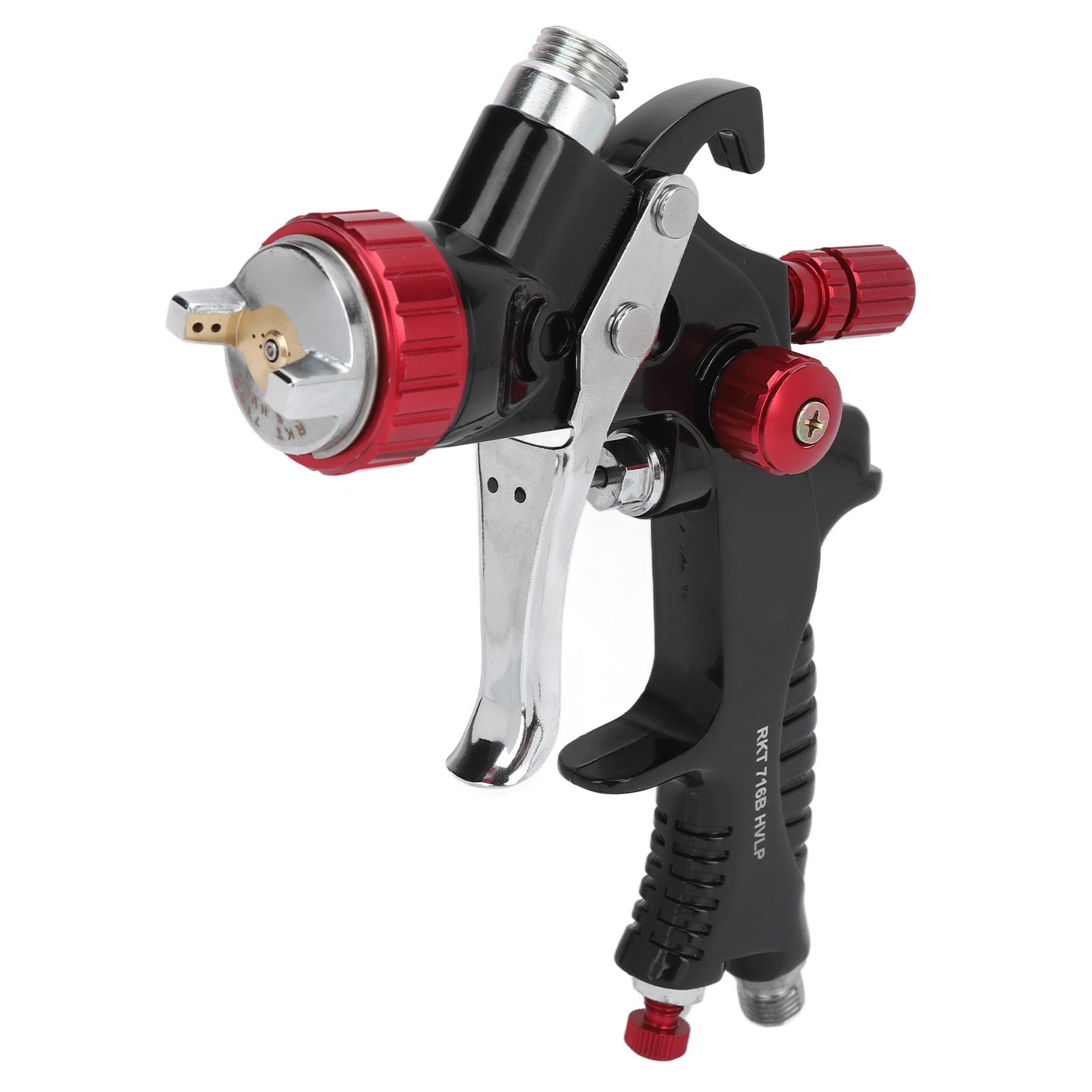 Hochpräzise Pneumatische Farbspritzpistole Mit Hoher Zerstäubung, G1/4 Außengewinde, 600 Ml, Für Anwendungen Im Automobil- Und Industriebereich.