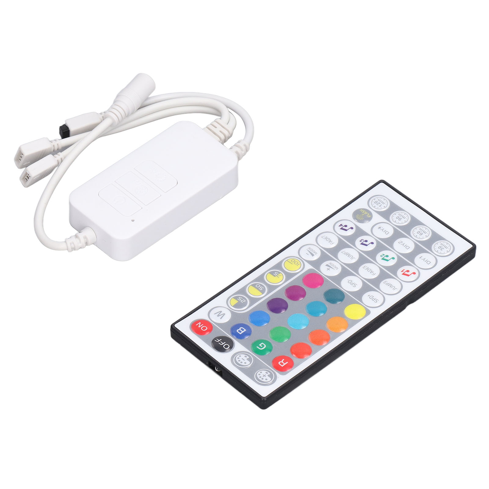 Led-streifen-lichtsteuerung Mit 44 Tasten Und 3 Knöpfen, Rgb-dualmodus, Timerfunktion, Wlan-lichtsteuerung, Dc 5 V Bis 24 V
