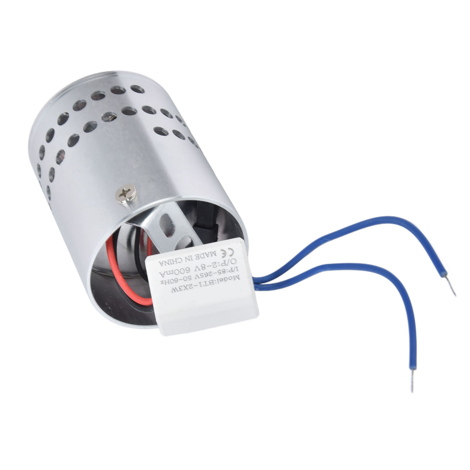 Led-spiralwandleuchte Aus Aluminium Mit Stabiler Wärmeableitung, 3 W Led-spiralwandleuchte 85-265vred Light