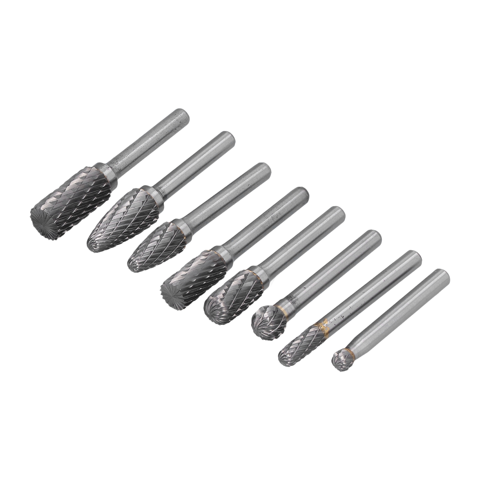 8-teiliges Set Aus Hartmetallfräsern (6 Mm Durchmesser) Für Holz- Und Metallbearbeitung