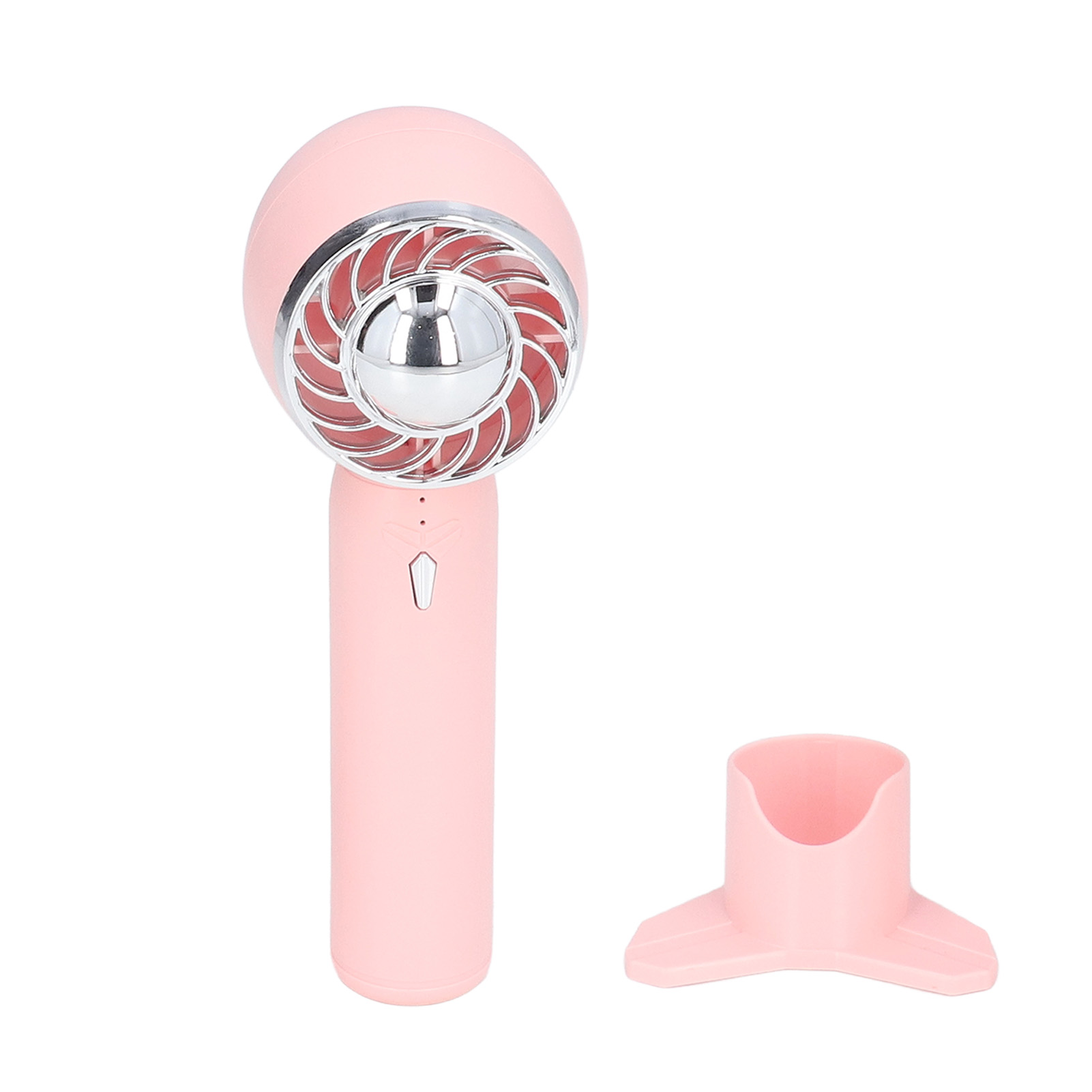 Tragbarer, Pinkfarbener Ventilator, Usb-aufladbar, 3 Geschwindigkeitsstufen, 2000 Mah, Ideal Für Reisen, Schule Und Büro.