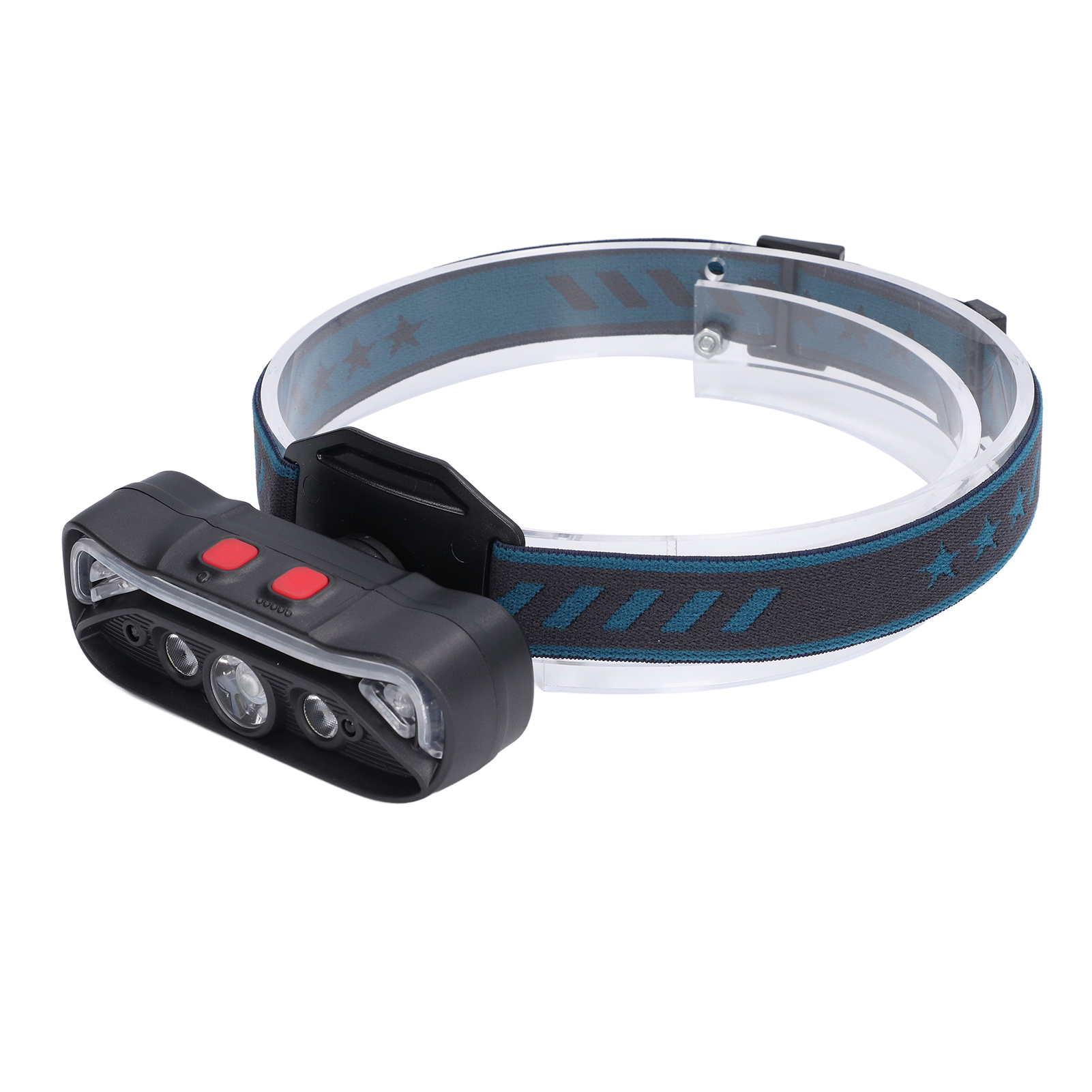 Multifunktionale Led-stirnlampe, Usb-aufladbar, Wasserdicht, Mit Blinklicht Und Intelligentem Sensor
