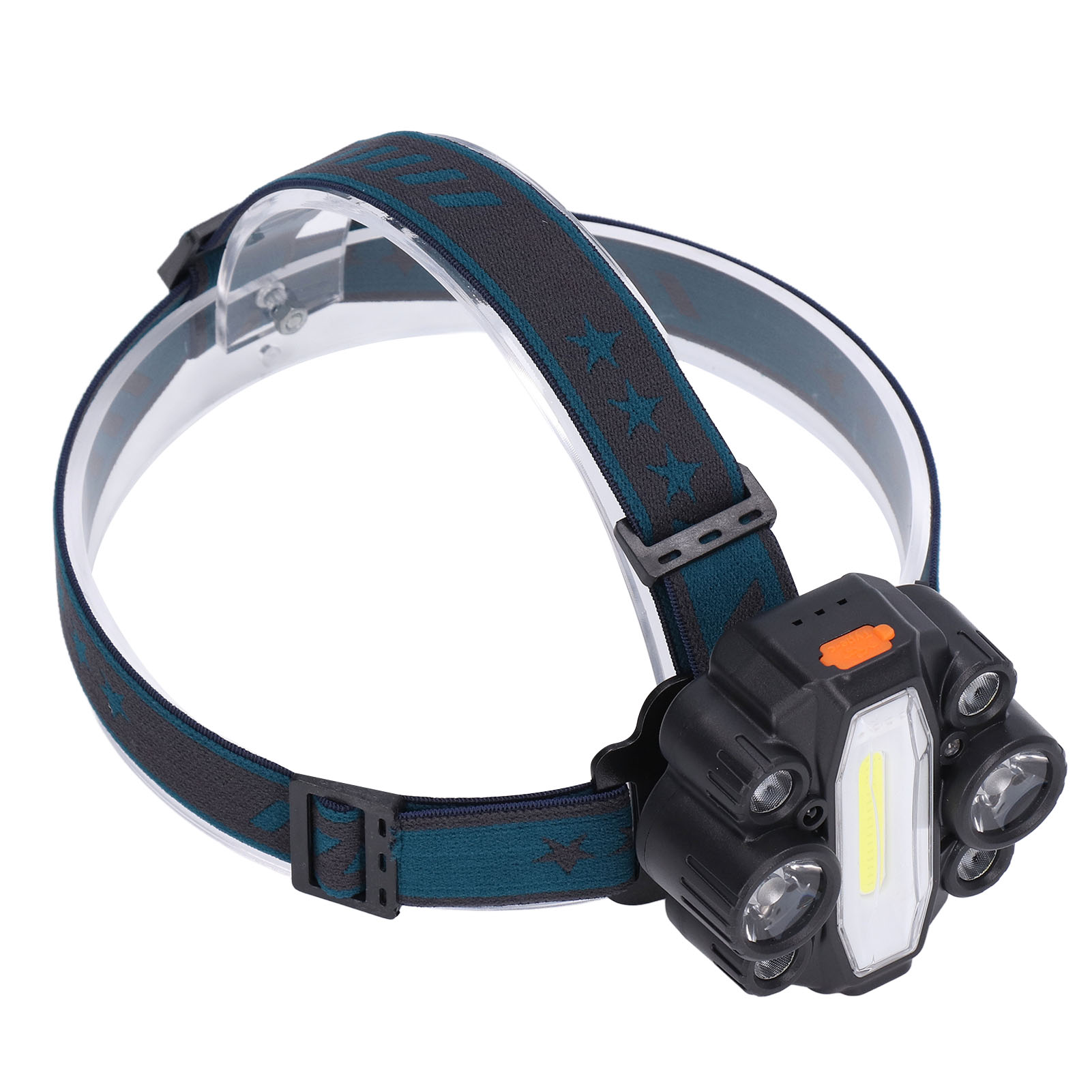 Multifunktionale Led-induktions-stirnlampe Mit 90°-winkelverstellung, Usb-aufladbar, Für Outdoor-radtouren