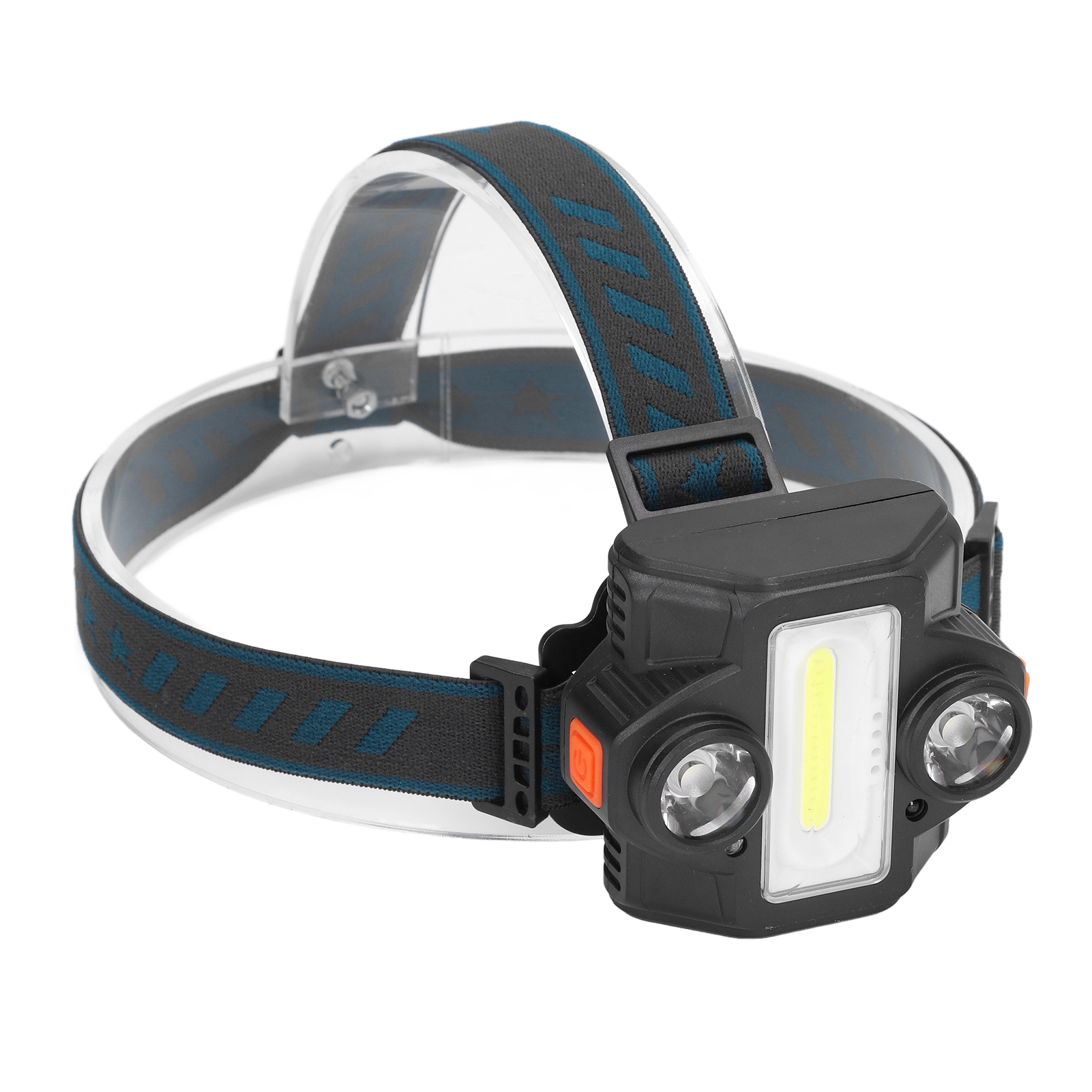 2-in-1-led-stirnlampe Mit Hoher Leuchtkraft, Induktionsfunktion, Usb-wiederaufladbar, Wasserdicht, Für Den Außenbereich
