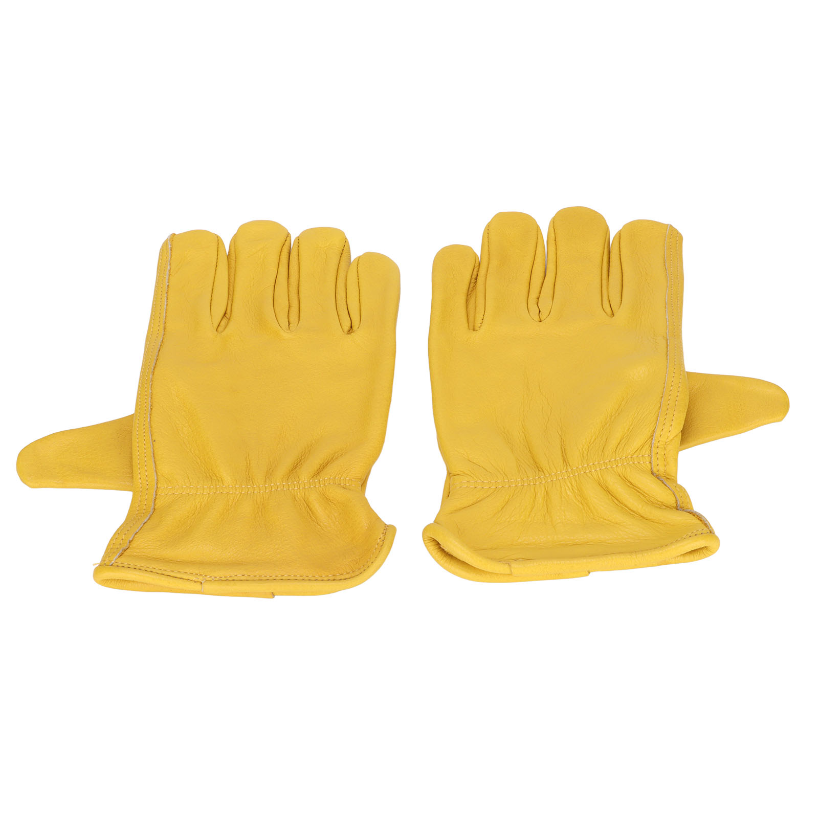 Gartenhandschuhe Aus Rindsleder, Abriebfest, Vollfinger-lederhandschuhe Für Outdoor-radtouren