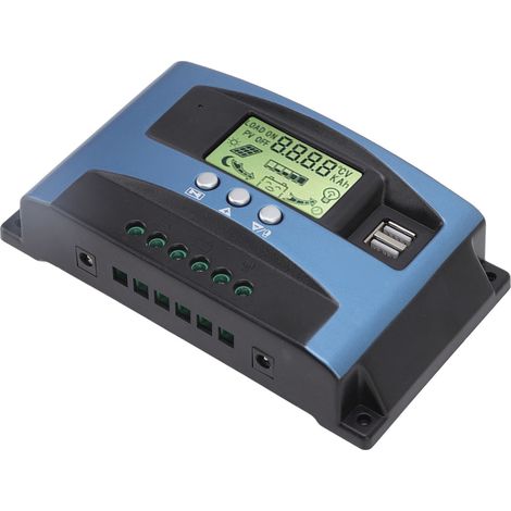 12v/24v Mppt-solarladeregler, Zwei Usb-anschlüsse, Lcd-bildschirm, Mehrere Tracking-algorithmen, 50 A