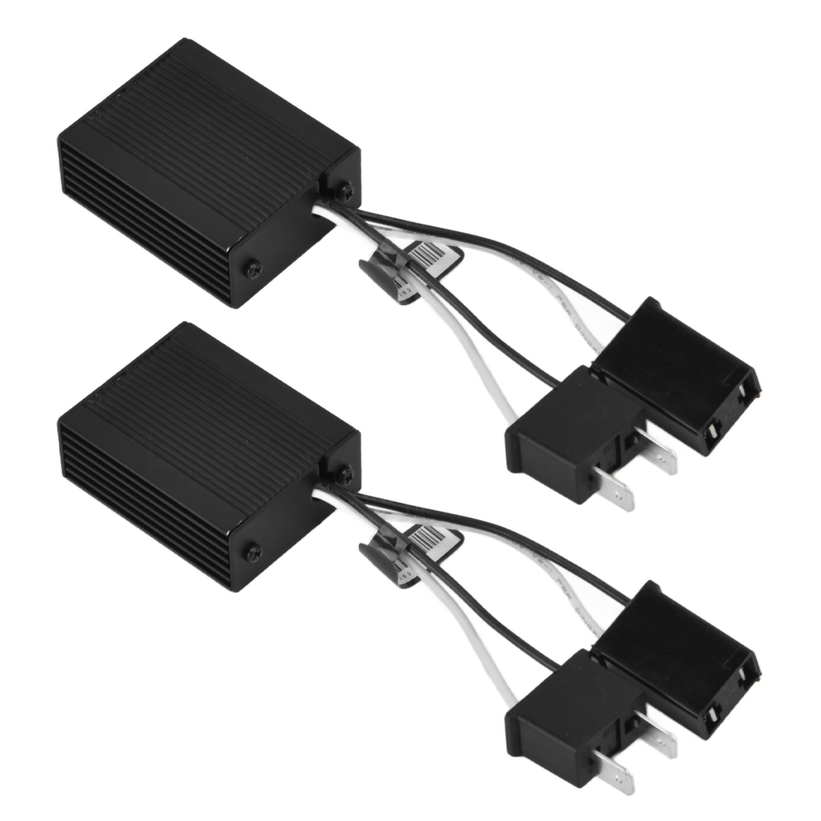 Stück Led-scheinwerfer-decoder Mit Anti-jamming-funktion, Aluminiumgehäuse, Flackerfreier Canbus-decoder Für Autos (9–16 V)