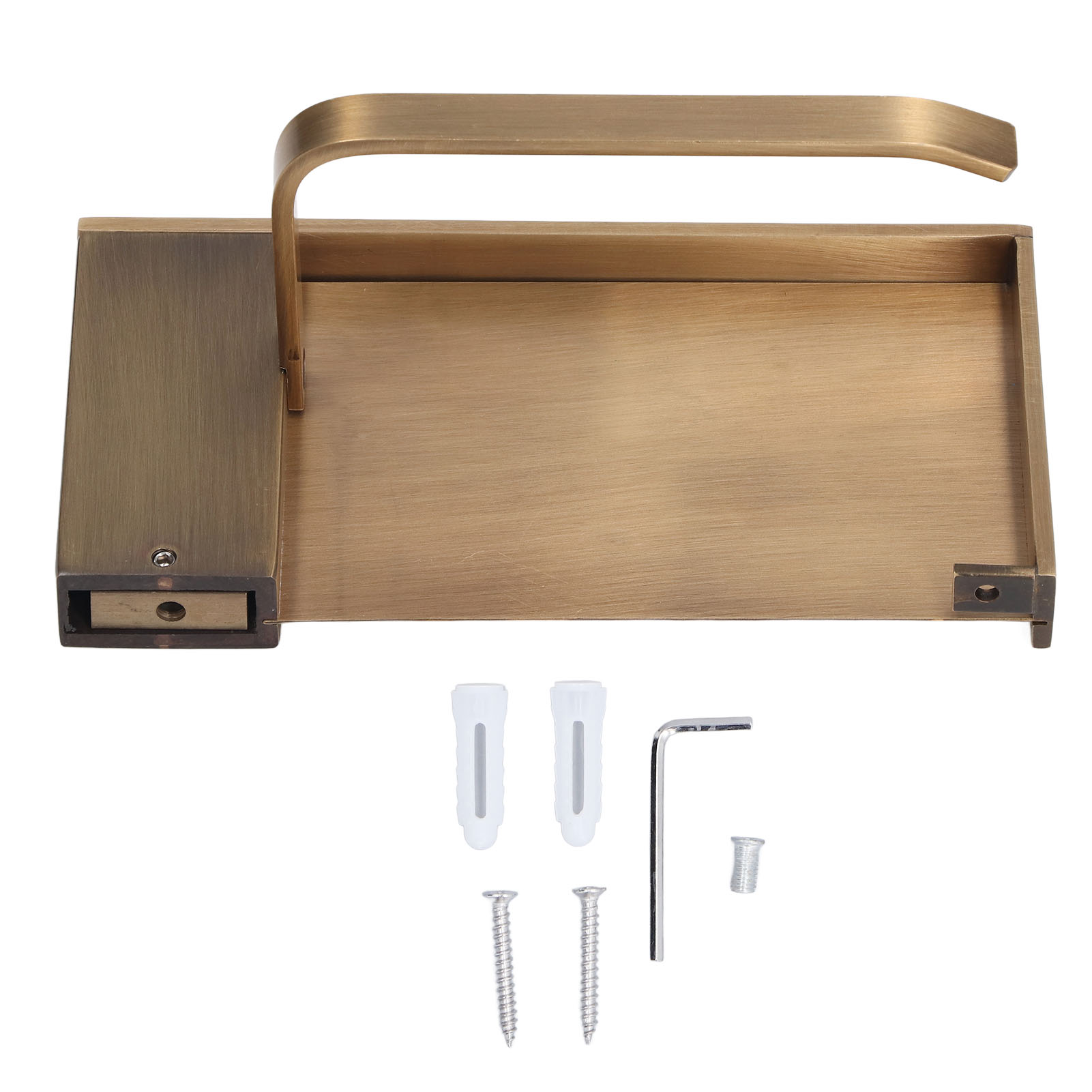 Toilettenpapierhalter Mit Ablage Für Mobiltelefone, In Antik-kupfer, Goldener Toilettenpapierhalter Mit Ablage Für Die Meisten Toilettenpapierrollen, Antiker Handy-taschentuchhalter