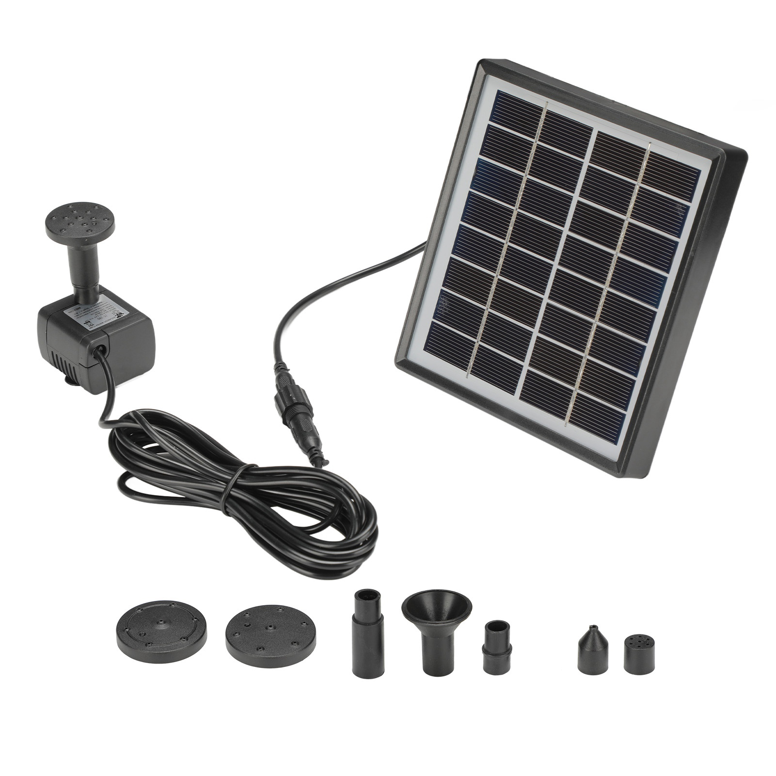 Energiesparende, Hocheffiziente Solarbrunnenpumpe (2 W) Für Garten, Vogeltränke, Kleine Teiche