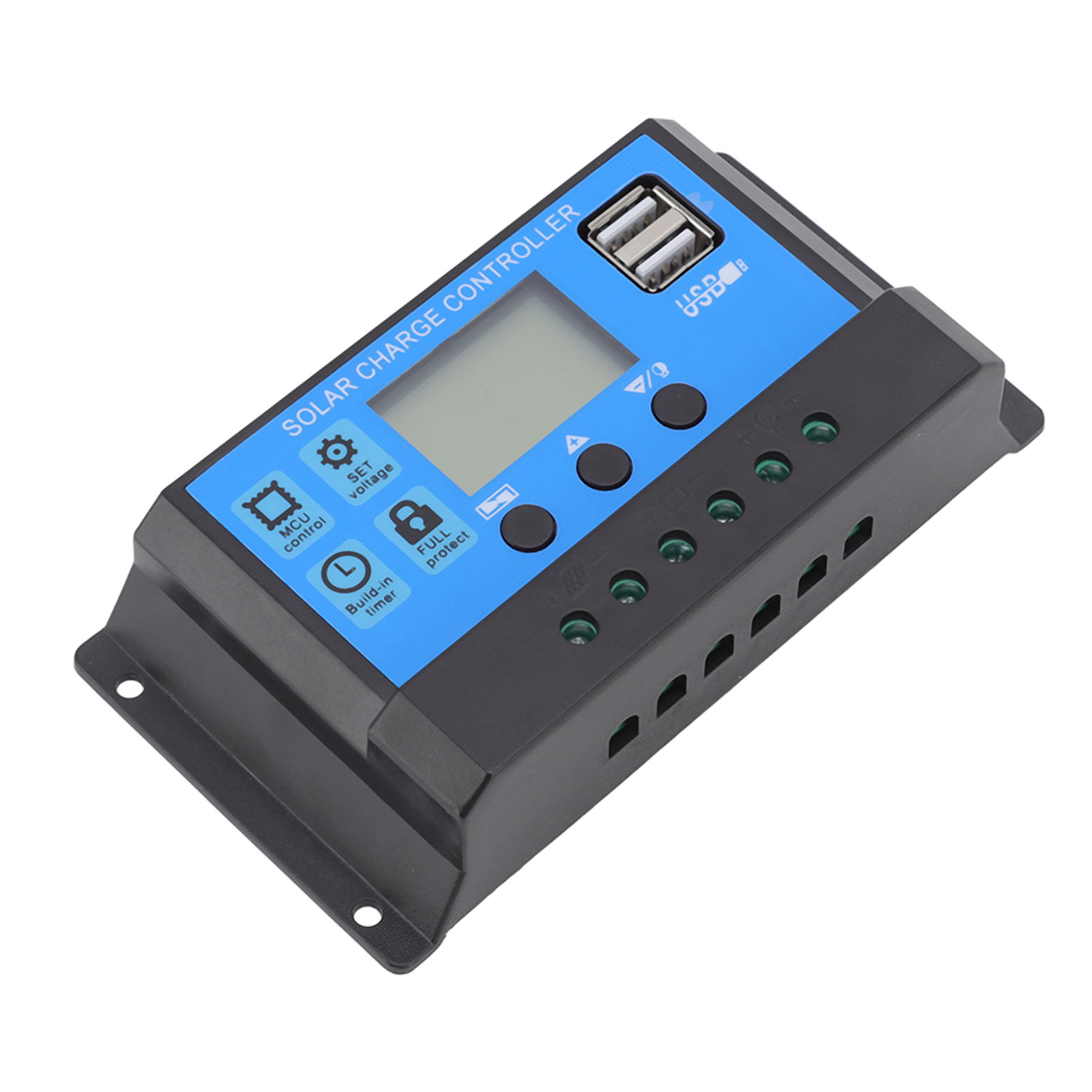 12v/24v Solar-laderegler Mit Zwei Usb-anschlüssen Für Industrielle Solarmodule, 40a