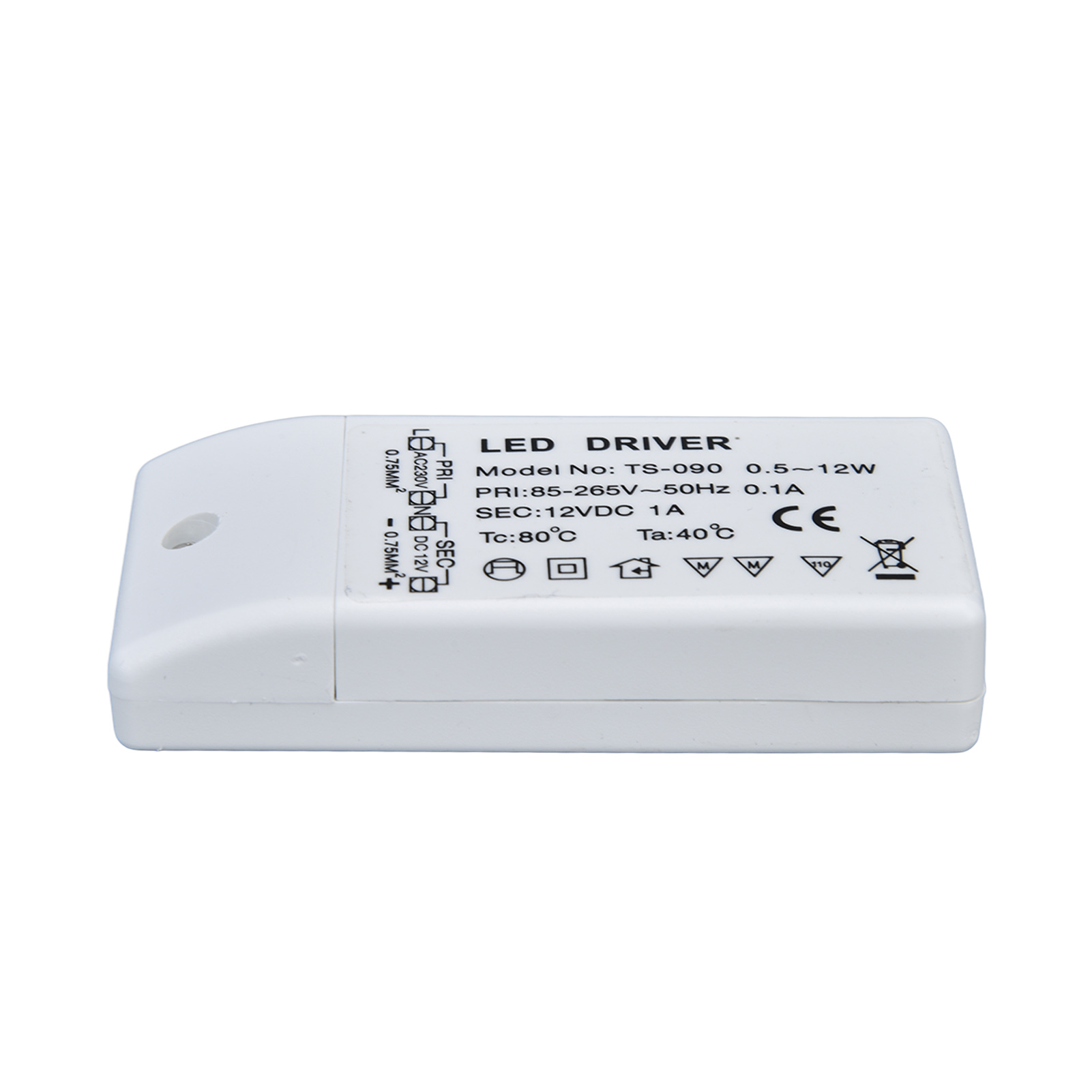 Led-treiber 12w 12v Dc 1a Netztransformator Led-lampe Konstantstromtreiber Netzspannung Ac 85–265v