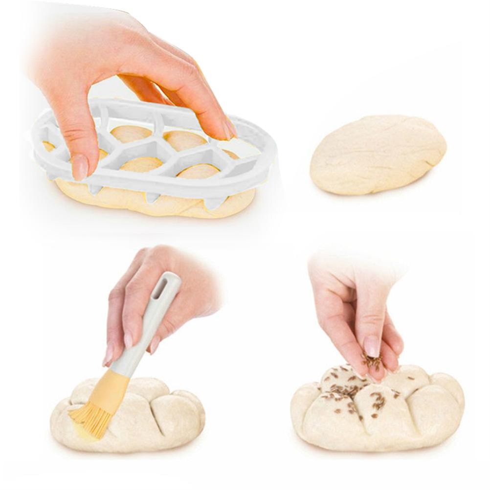 Set Aus 2 Teigformen Zum Backen Von Brötchen Und Ausstechformen Aus Kunststoff