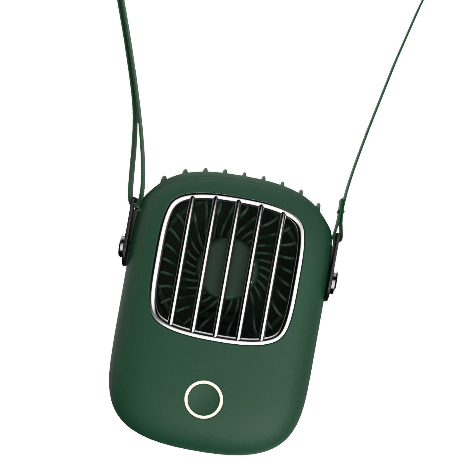 Tragbarer Nackenventilator Mit Usb-aufladung, Ideal Für Outdoor-aktivitäten Und Outdoor-sportarten (grün).