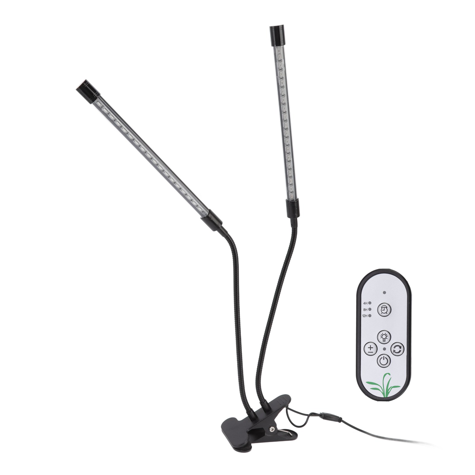 Zweiflammige, 30-w-led-pflanzenlampe Mit Vollspektrum, Usb-anschluss, Timer Und Dimmer Für Die Innenbeleuchtung. Ideal Für Den Pflanzenanbau In Innenräumen.