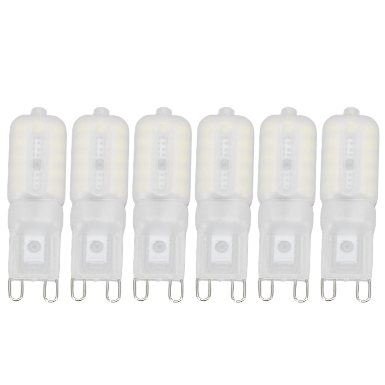 G9-dimmlampen, Augenschonend, Energiesparend, 5 W, 22 Leds, Für Decken- Oder Tischlampen, 6er-pack, Weißes Licht, 220 V