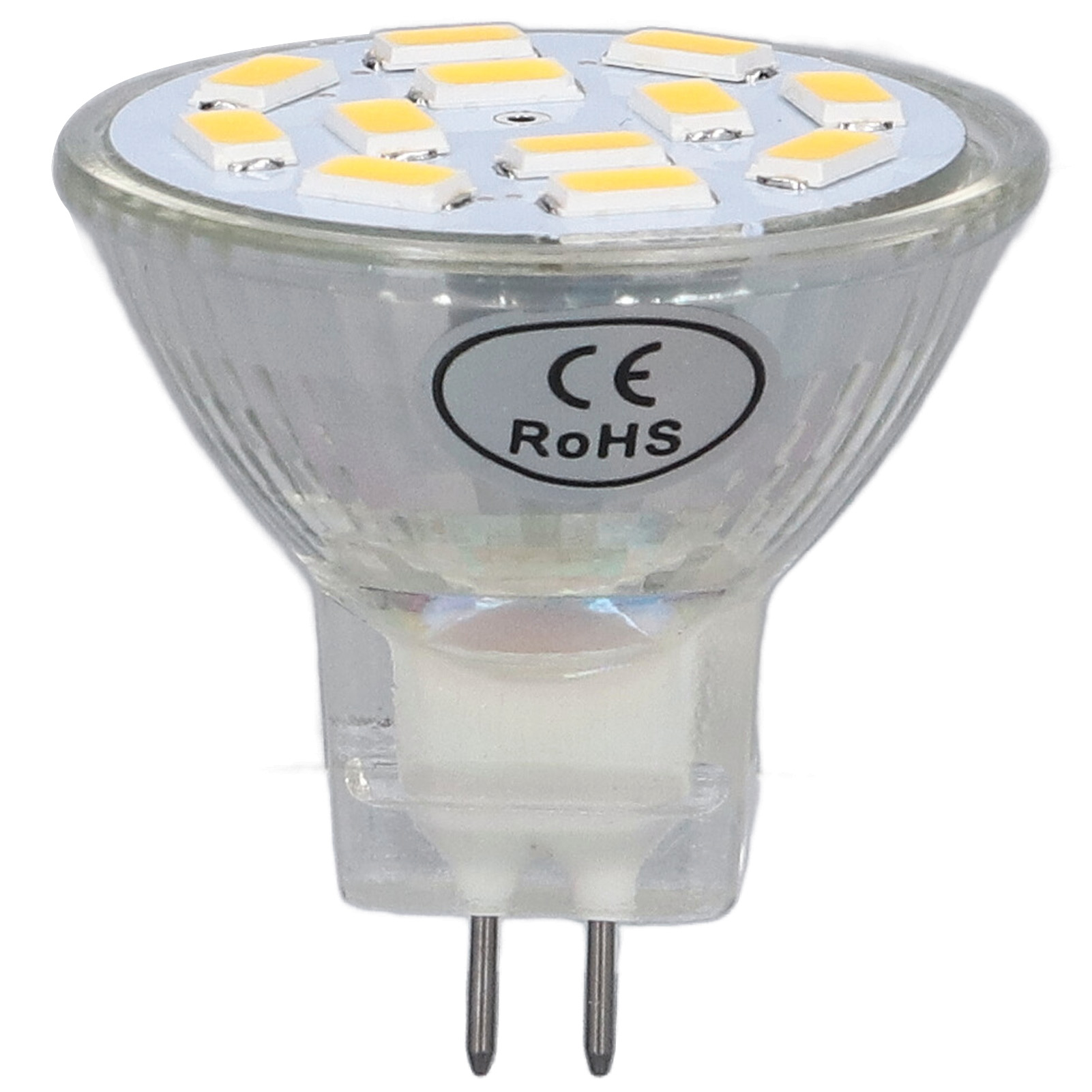 4 Stück Mr11 12-led-glühbirne, 4 W, 400 Lm, Doppelstiftsockel, Landschafts-spotlampe Für Schlafzimmer, Dc 12 V, Warmweiß