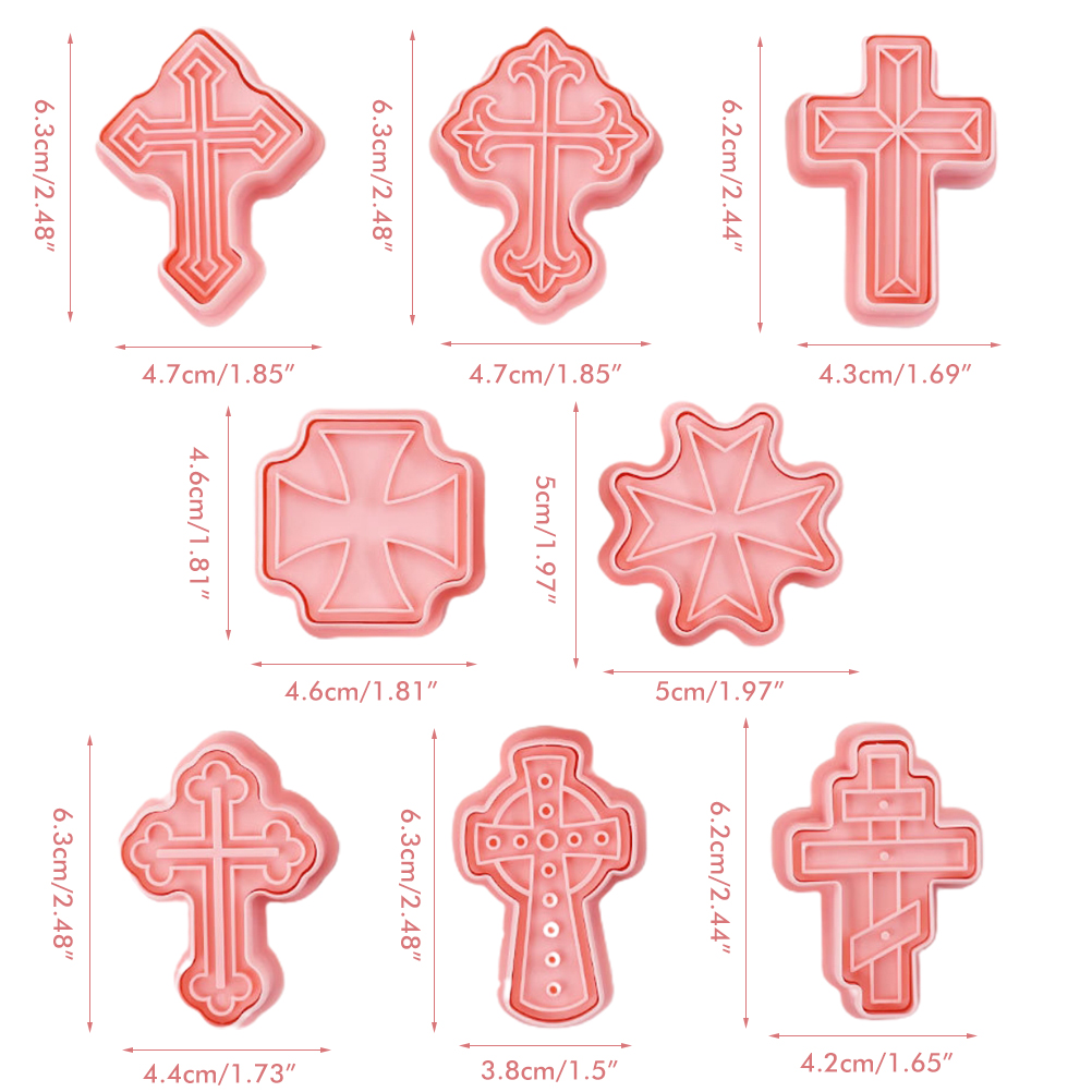 3d-ausstechformen (8 Oder 10 Stück) – Weihnachtsplätzchenform – Manueller Plätzchenstempel