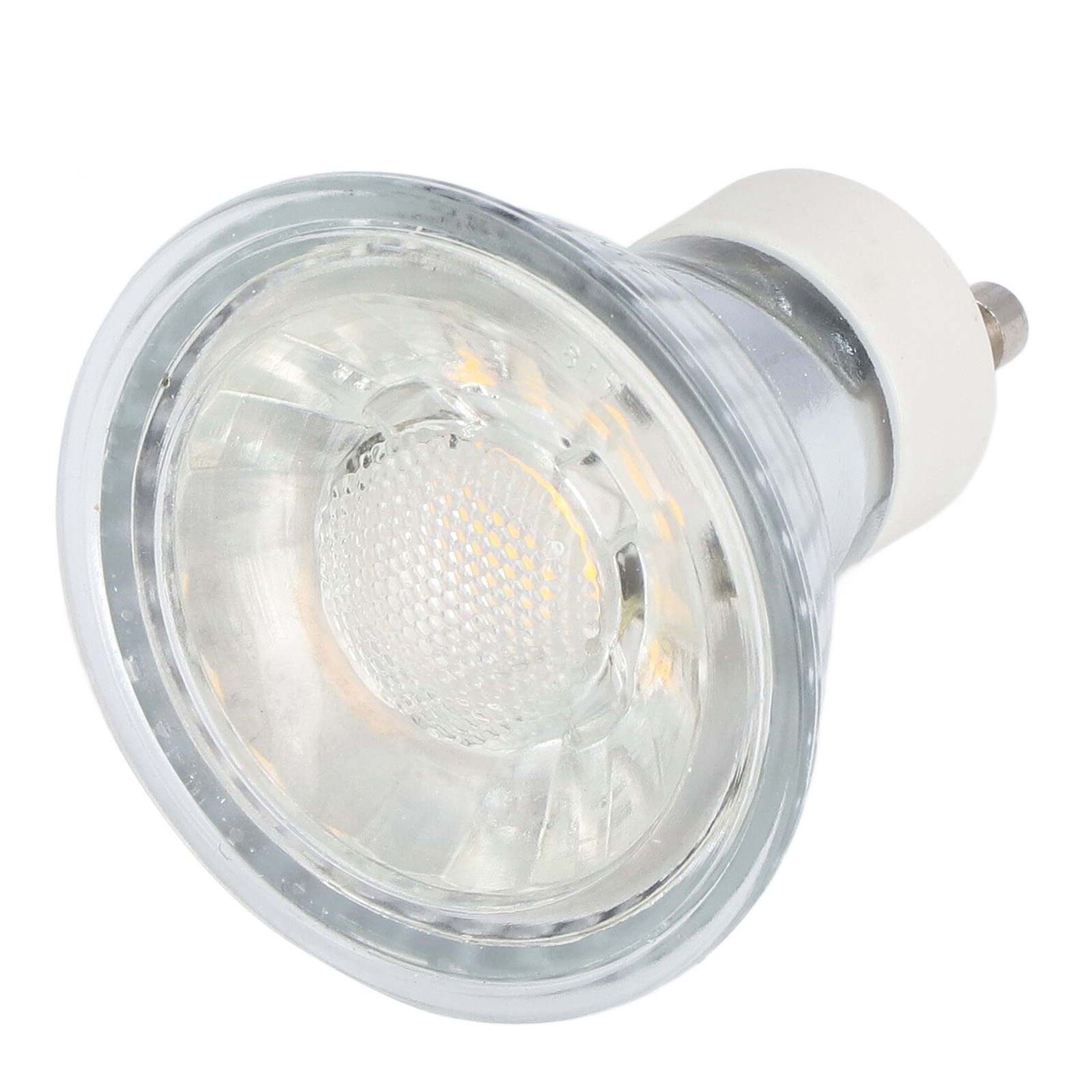Gu10-glühbirne, 5 W Led-cob-lampe, Helligkeit Einstellbar, Spotlampe Für Schlafzimmer Und Büro, 220 V, Warmweißes Licht (3000 K)