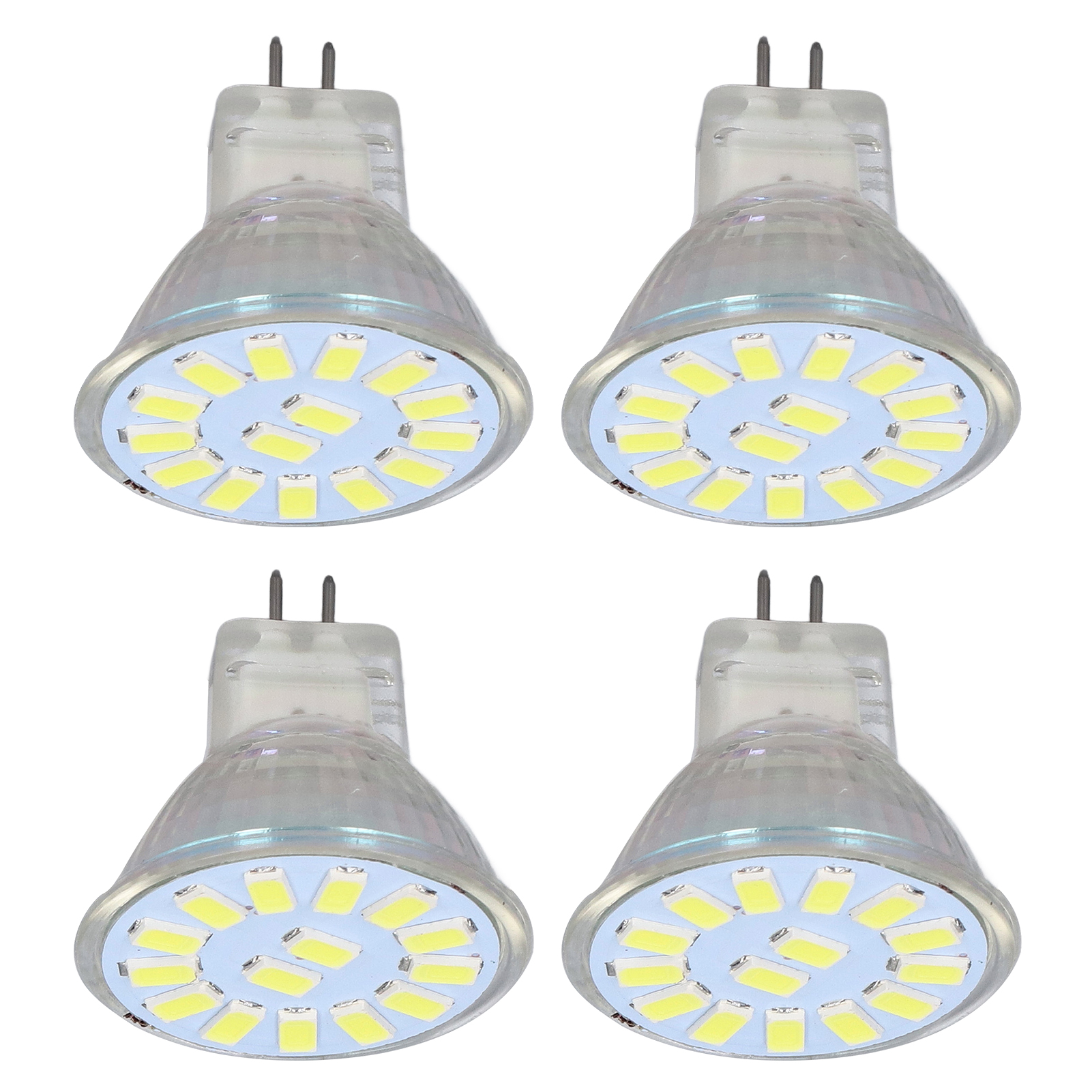 Stück Mr11-glühbirnen Mit Je 15 Leds, 5 W, 500 Lm, Doppelstiftsockel, Für Wohnzimmer, Kaltweiß