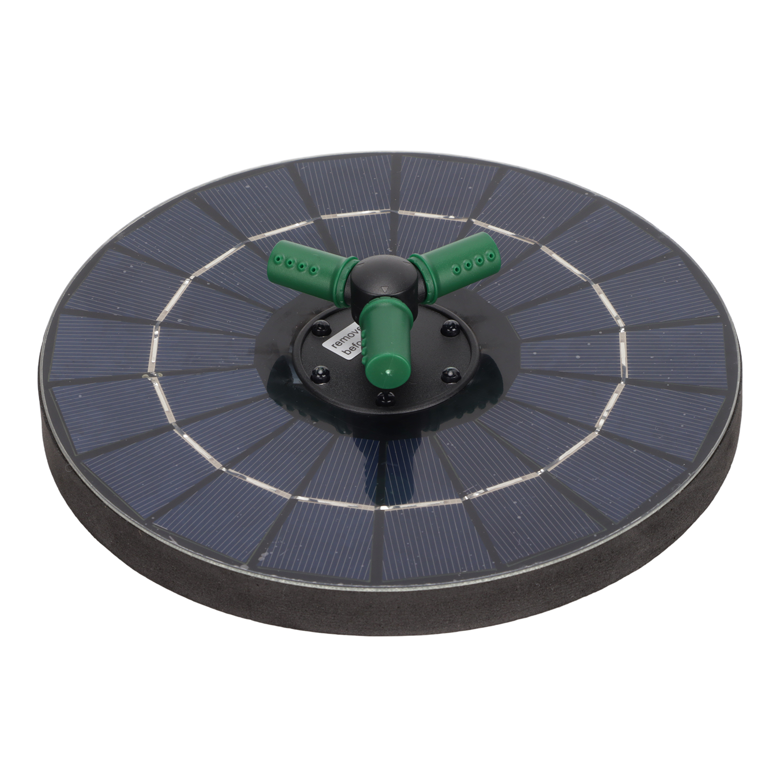 Solar-teichpumpe Mit Led Rgb-beleuchtung, Schwimmende Wasserpumpe Für Gartenbrunnen Im Freien