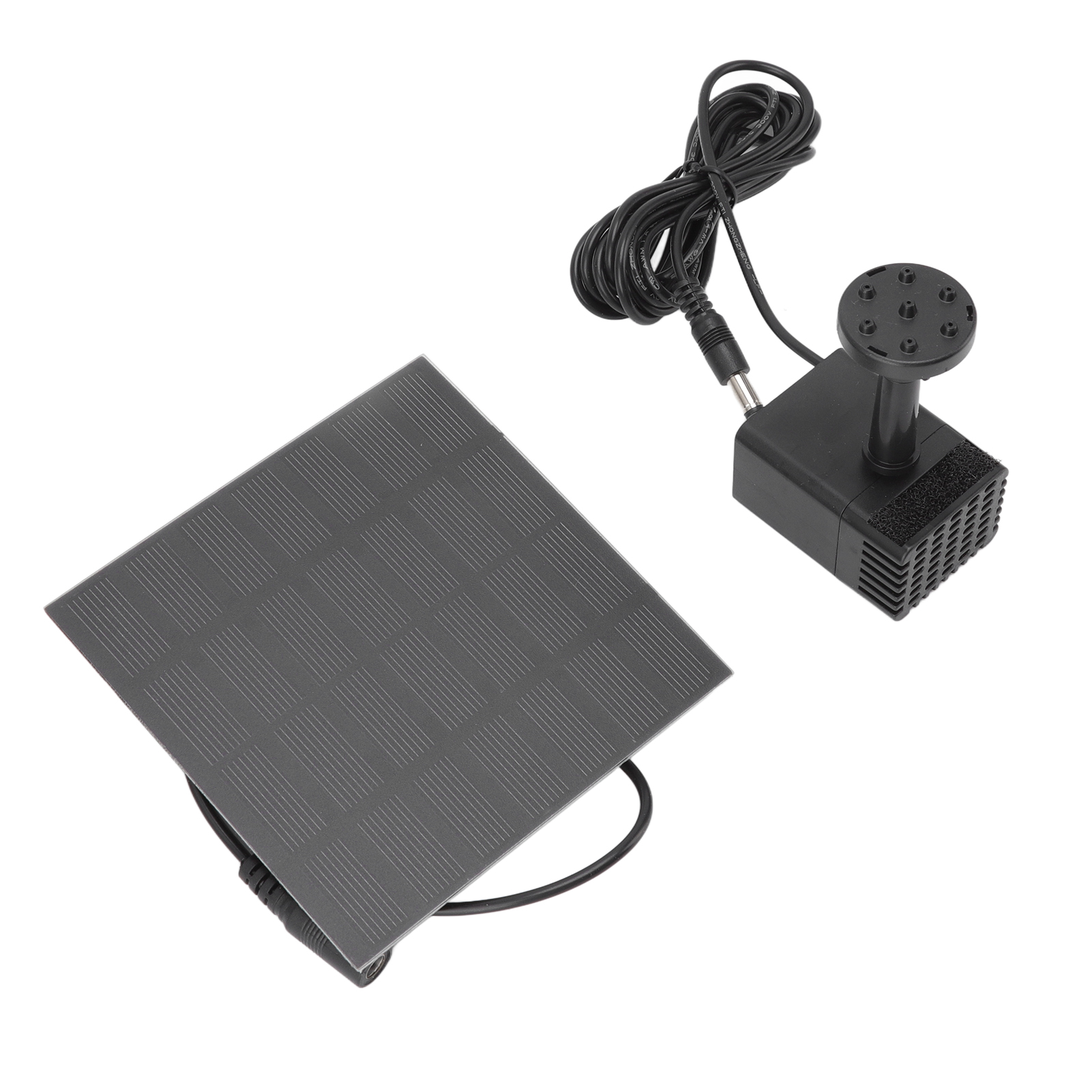 Diy-solarwasserpumpen-set, Umweltfreundliche, Solarbetriebene Wasserpumpe Mit 6 Düsen Für Vogeltränken, Gärten Und Aquarien.