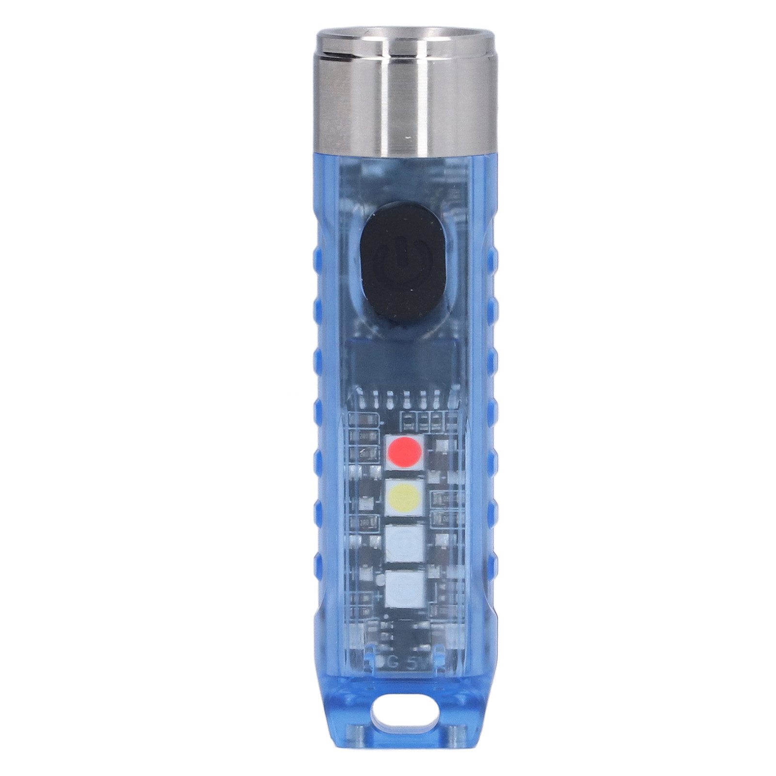 Schlüsselanhänger-taschenlampe, 10 Leuchtmodi, 5 Leds, Usb-c-schnellladefunktion, Wasserdicht (ip65), Tragbar, Mit Magnetfuß, Weiß