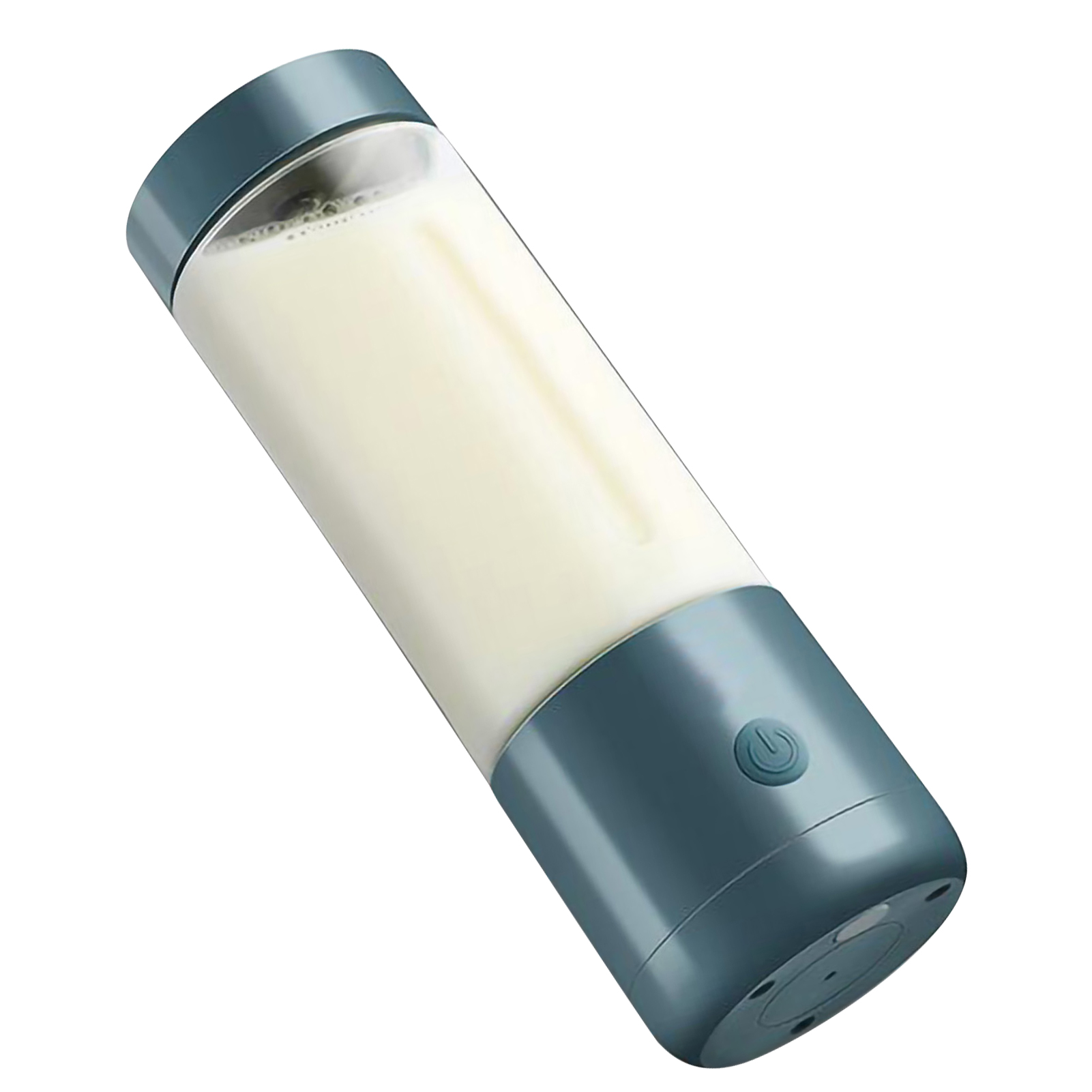 Tragbarer Hochleistungs-standmixer Mit Usb-anschluss, Elektrischer Entsafter Für Zuhause Und Unterwegs, 400 Ml, Vintage-blau, Vier Klingen