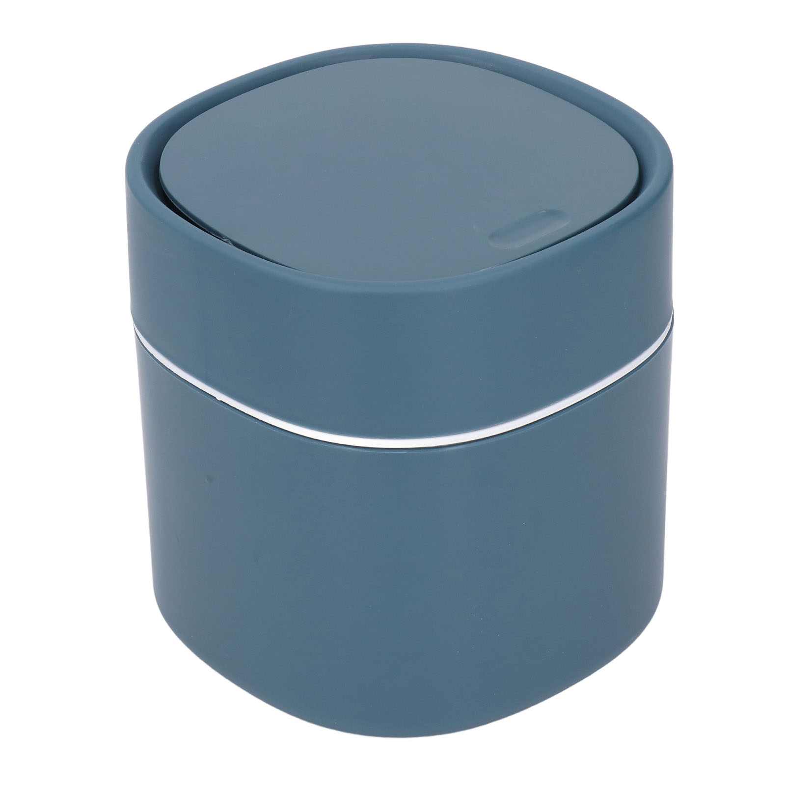 Kleiner Tischabfalleimer Mit Deckel, Ideal Zum Aufbewahren Von Kleinteilen, Zum Putzen Und Organisieren. Perfekt Für Couchtisch, Schminktisch Oder Schreibtisch. Farbe: Blau.