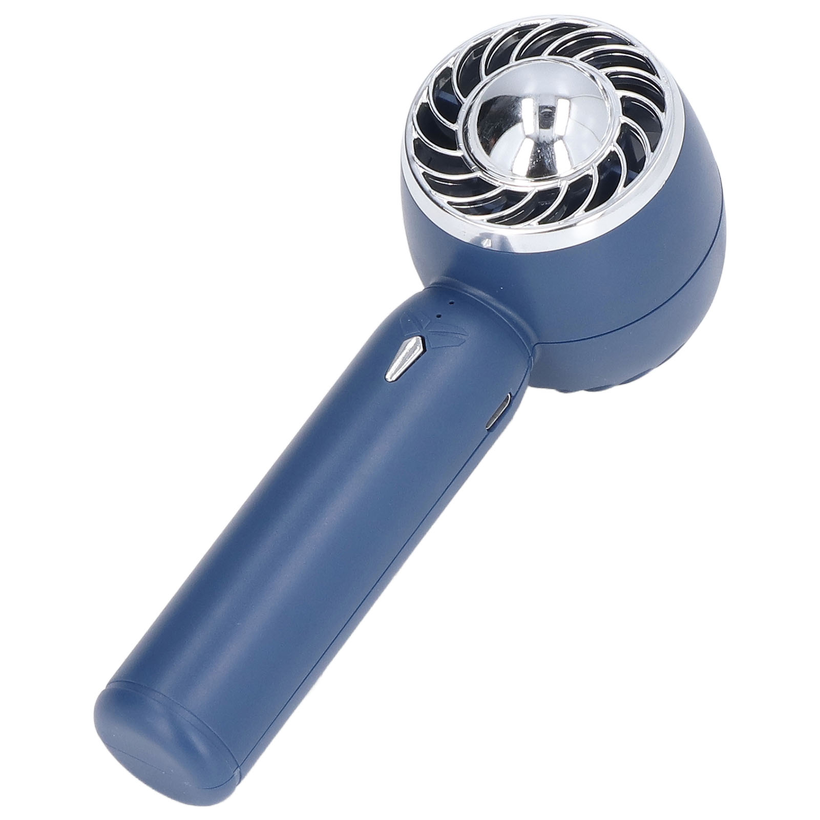 Tragbarer, Per Usb Aufladbarer Ventilator Mit 2000-mah-akku Und Hochleistungsflügeln. Ideal Für Büro Oder Reisen (blau).