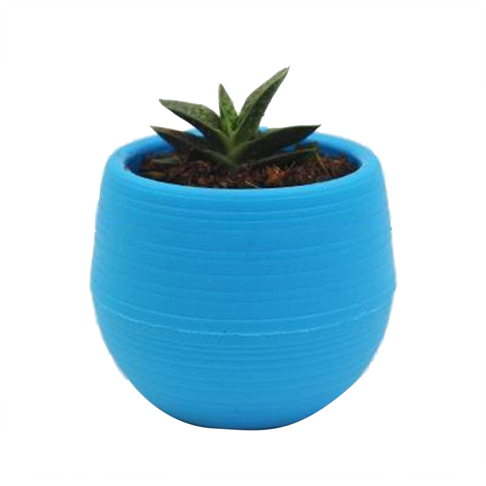 Sukkulententopf, Mini-anzuchttopf, Kunststoff-blumentopf Für Garten, Hof, Balkon, Blau