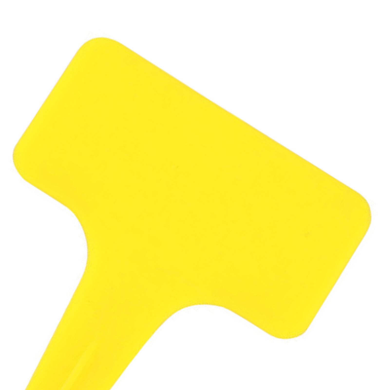 Packung Mit 20 Dicken, T-förmigen Gartenetiketten Für Gartenpflanzen, Zur Klassifizierung Und Sortierung, Gelb.