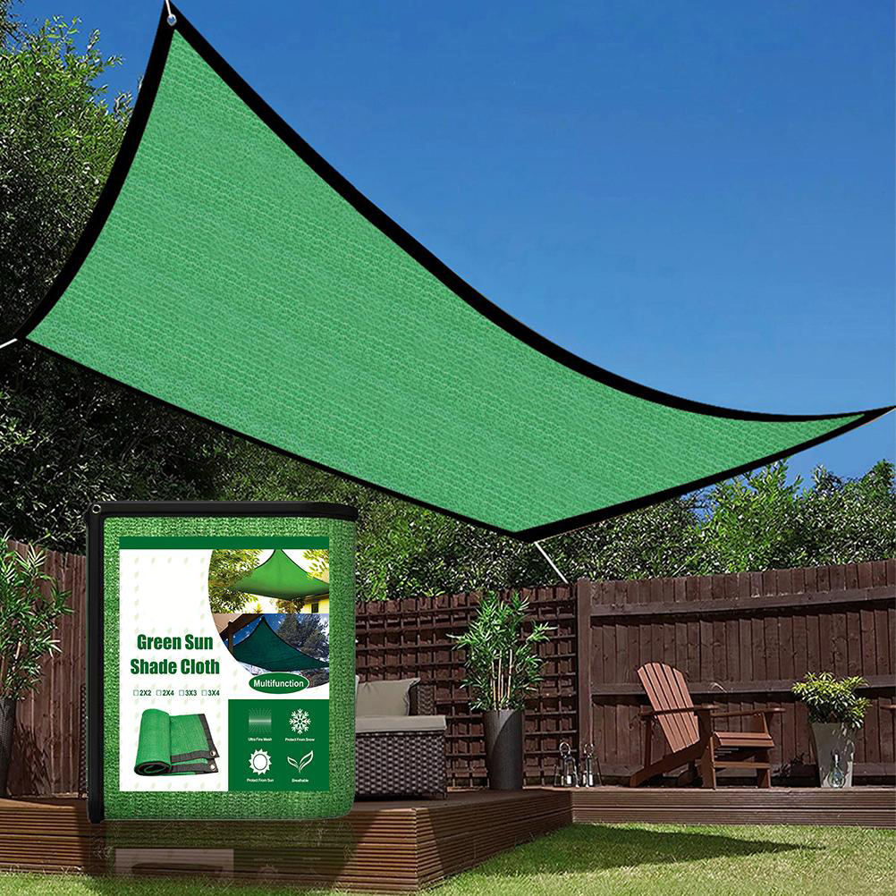 Grünes Sonnenschutzgewebe, Sonnennetz, Uv-beständiges Schattierungsnetz Für Gewächshaus, Parkplatz, Garten
